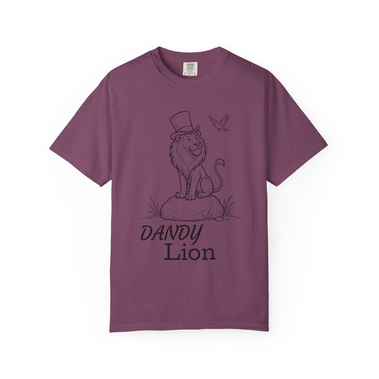 Dandy Lion T-Shirt — Vintage Top Hat Lion Graphic Tee