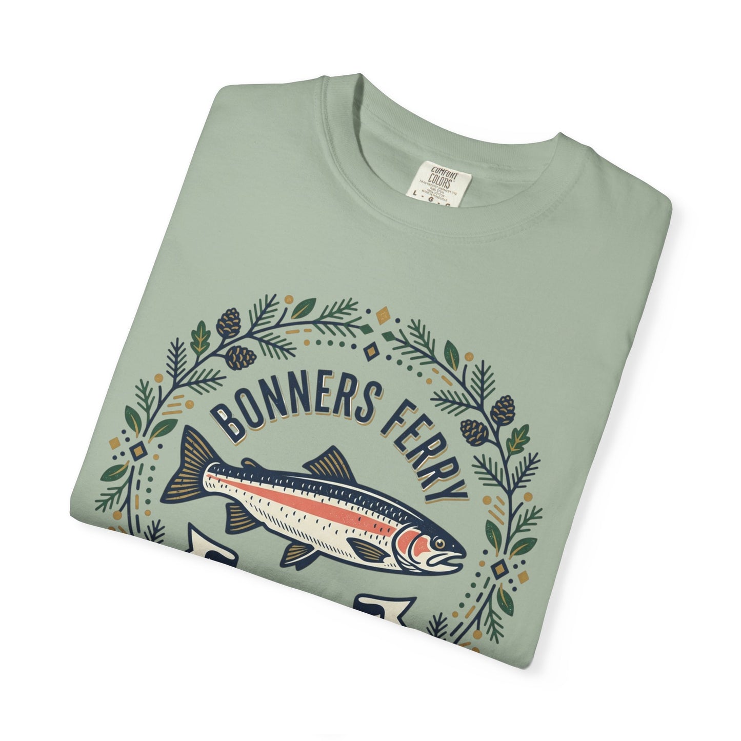 Idaho Bonners Ferry Trout T-Shirt — Vintage Fishing Graphic