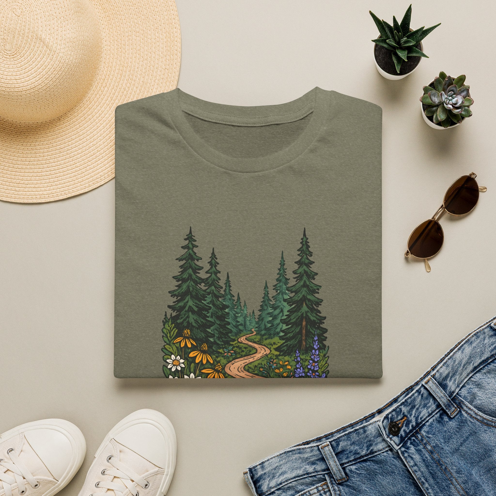 Winding Forest Path T-Shirt