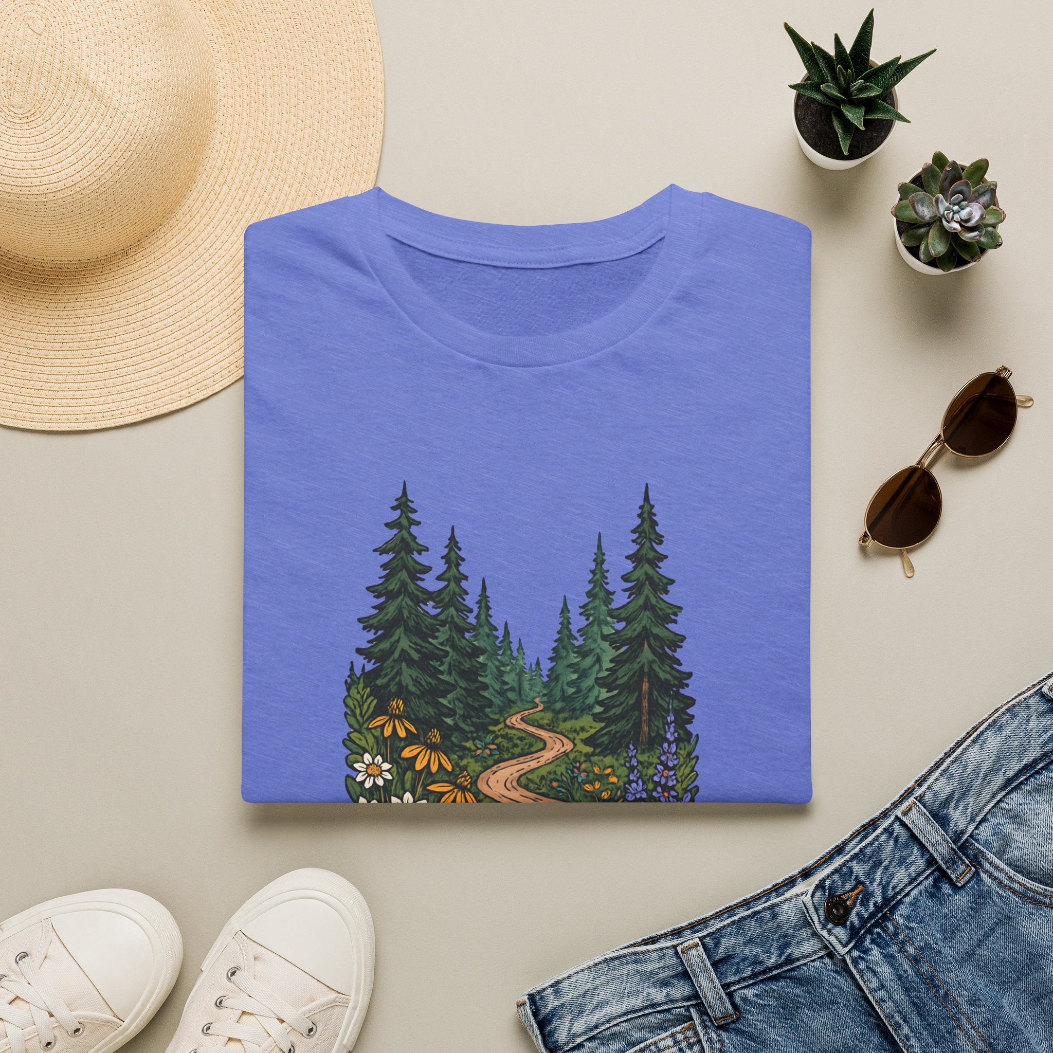 Winding Forest Path T-Shirt