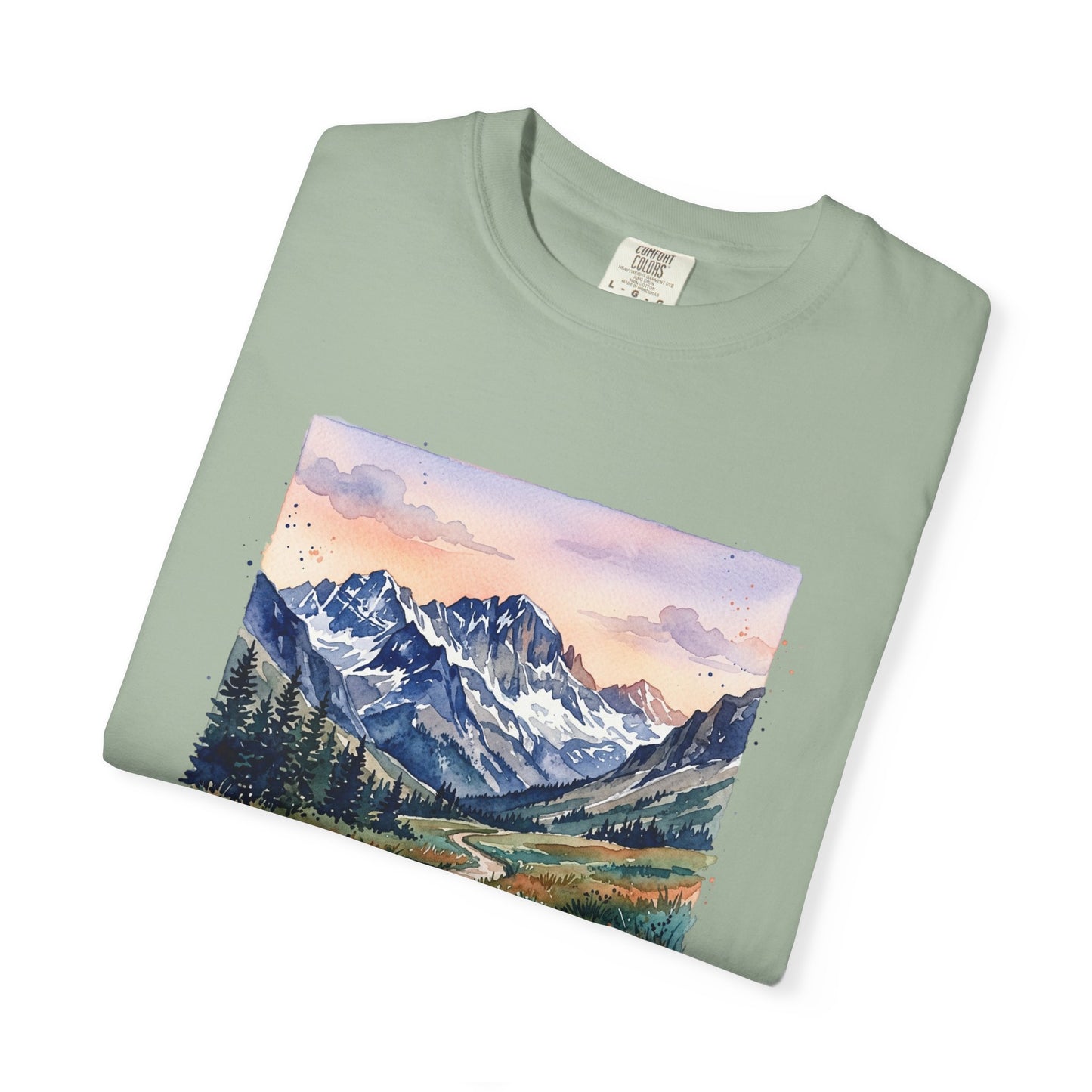 Rocky Mountains Watercolor T-Shirt