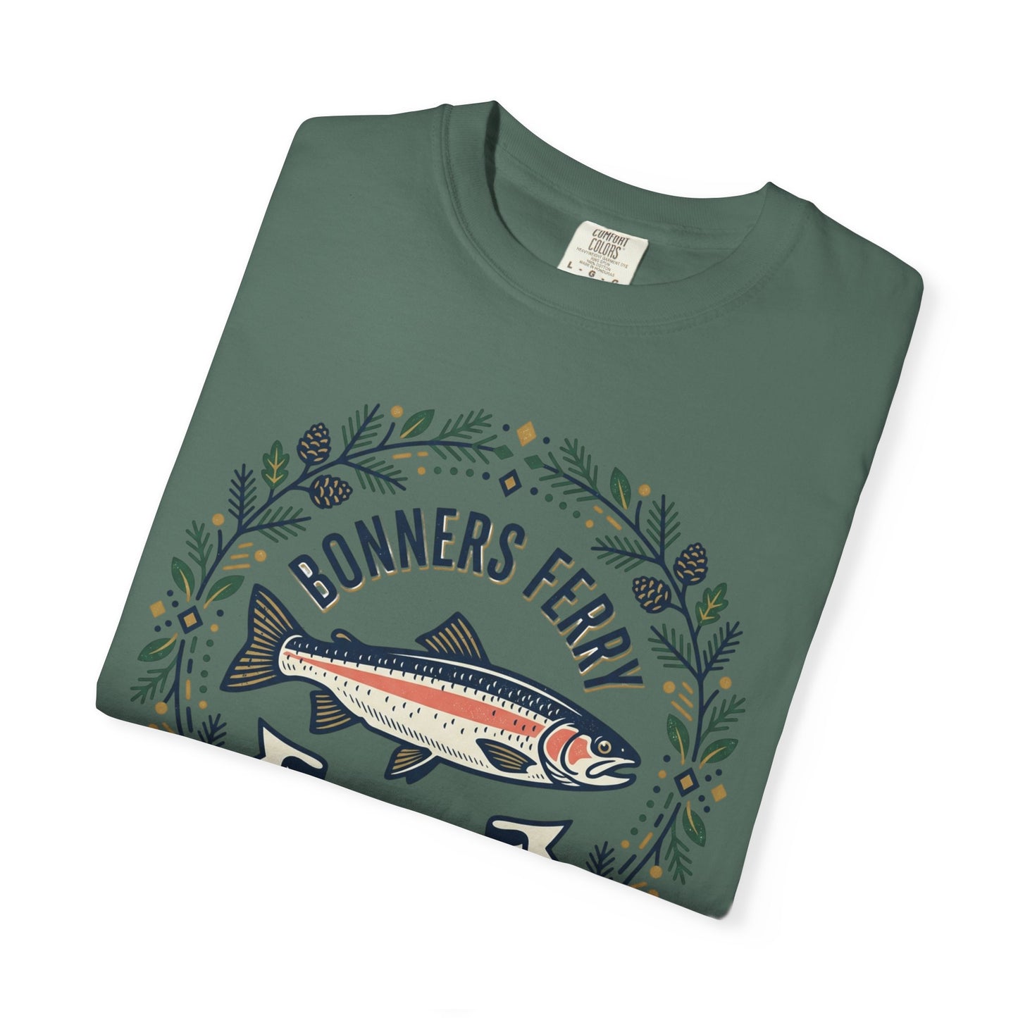 Idaho Bonners Ferry Trout T-Shirt — Vintage Fishing Graphic