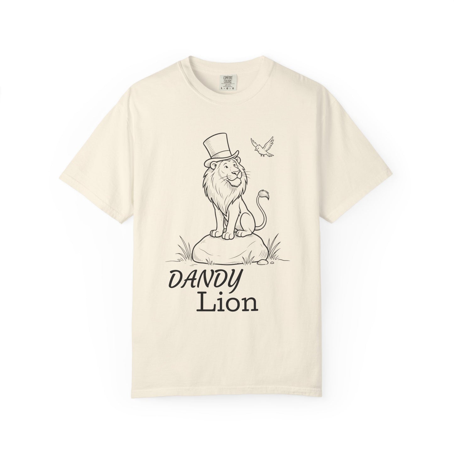 Dandy Lion T-Shirt — Vintage Top Hat Lion Graphic Tee