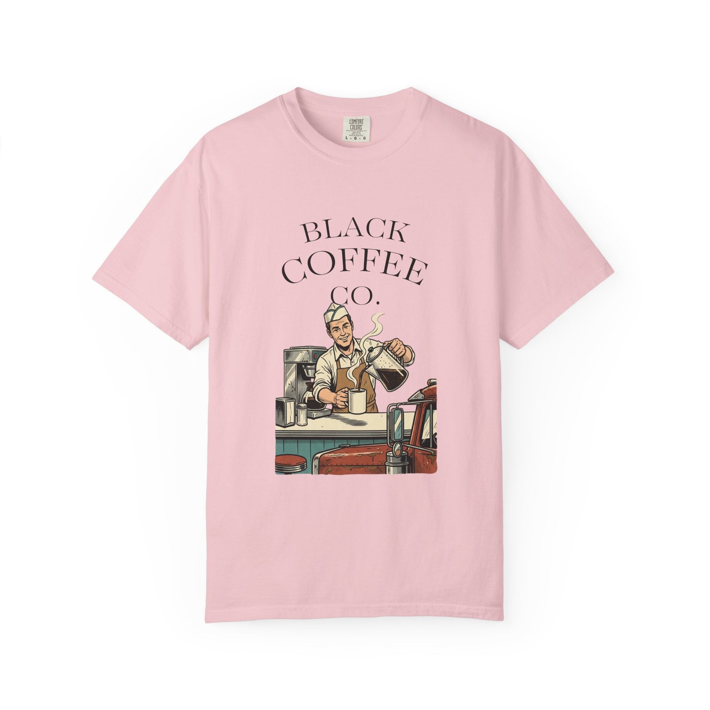 Black Coffee Co. T-Shirt — Vintage Barista Cafe Graphic Tee