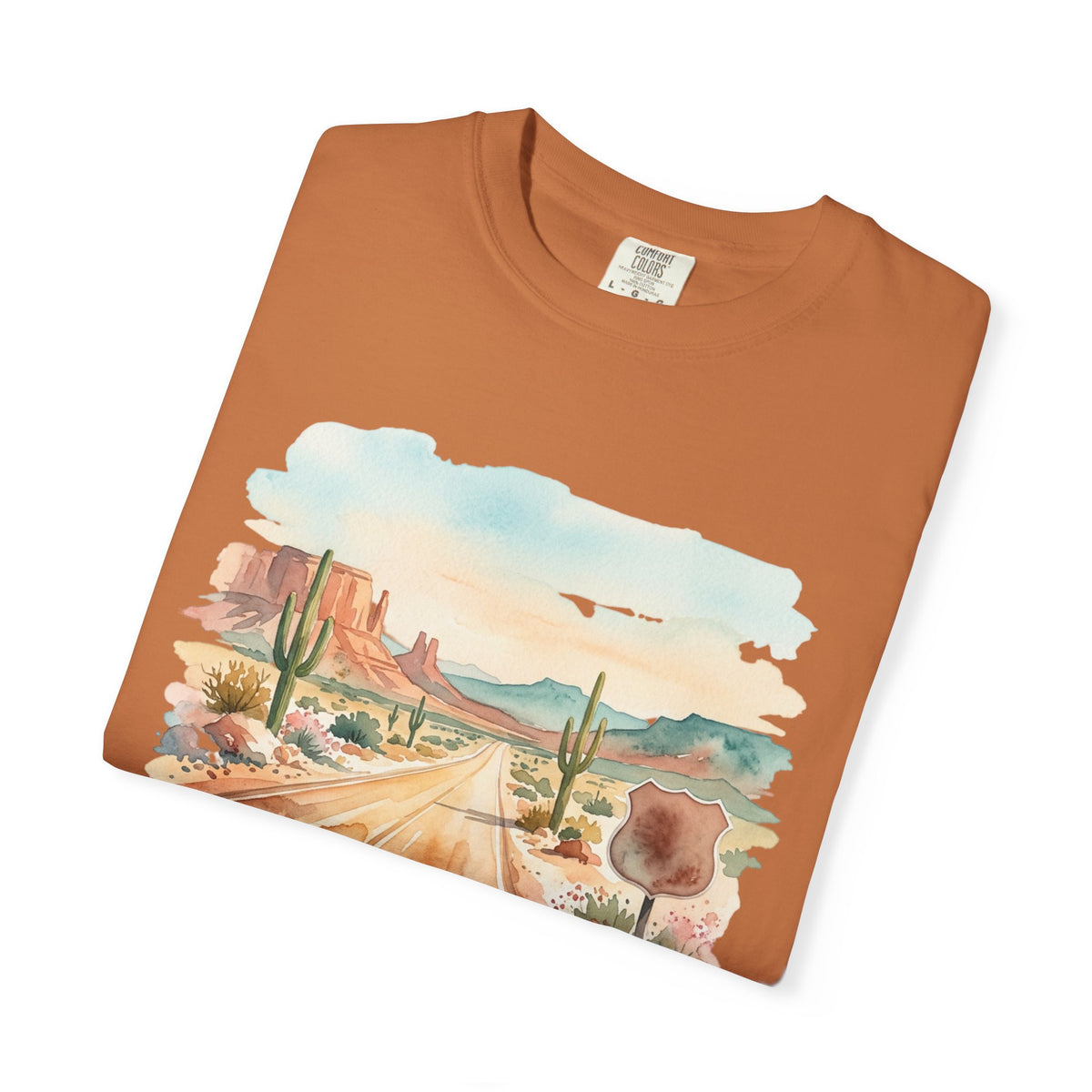Scenic Highways Please! T-Shirt — Floral Travel Roadtrip Tee or