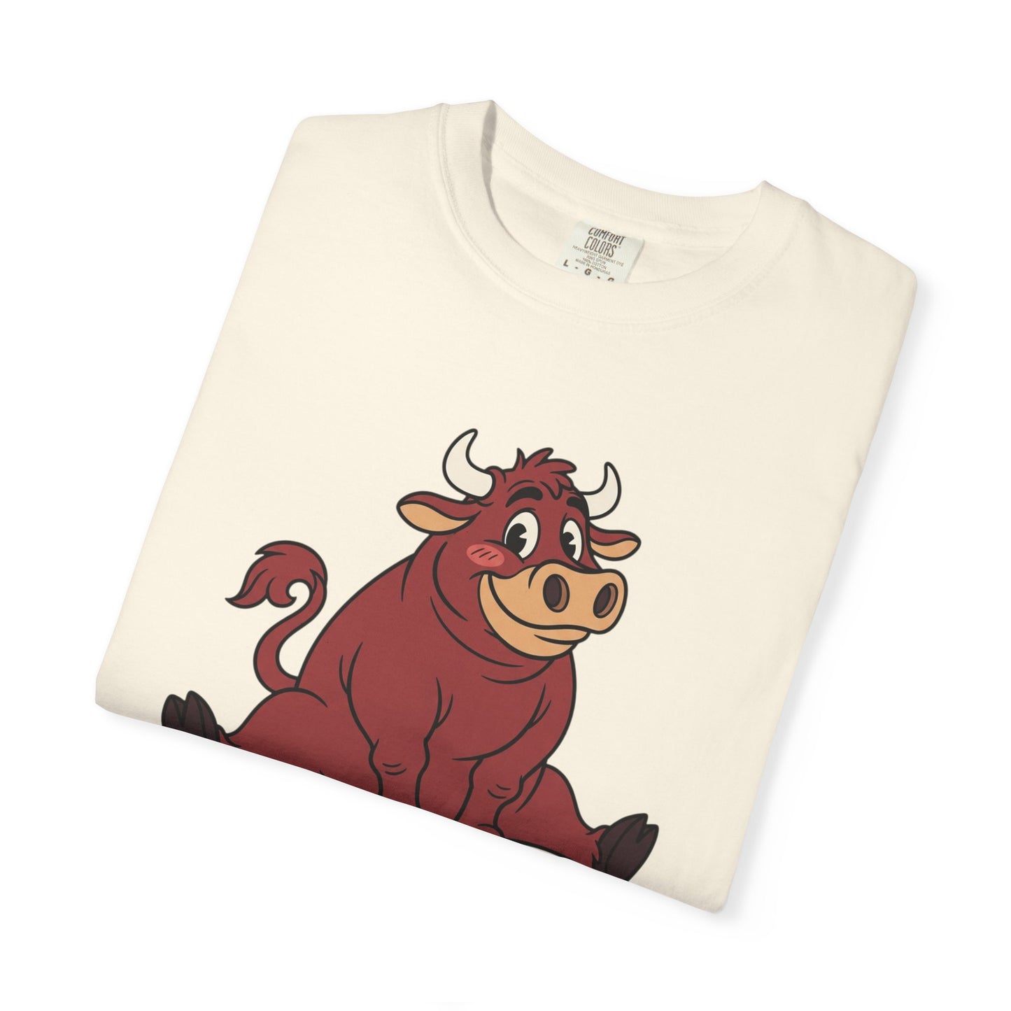 Sitting Bull Cartoon T-Shirt — Cute Sitting Bull Graphic Tee