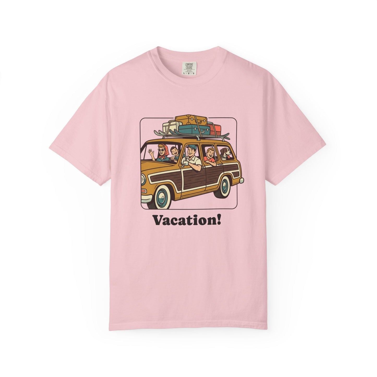 Vacation! Vintage Woodie Road Trip T-Shirt