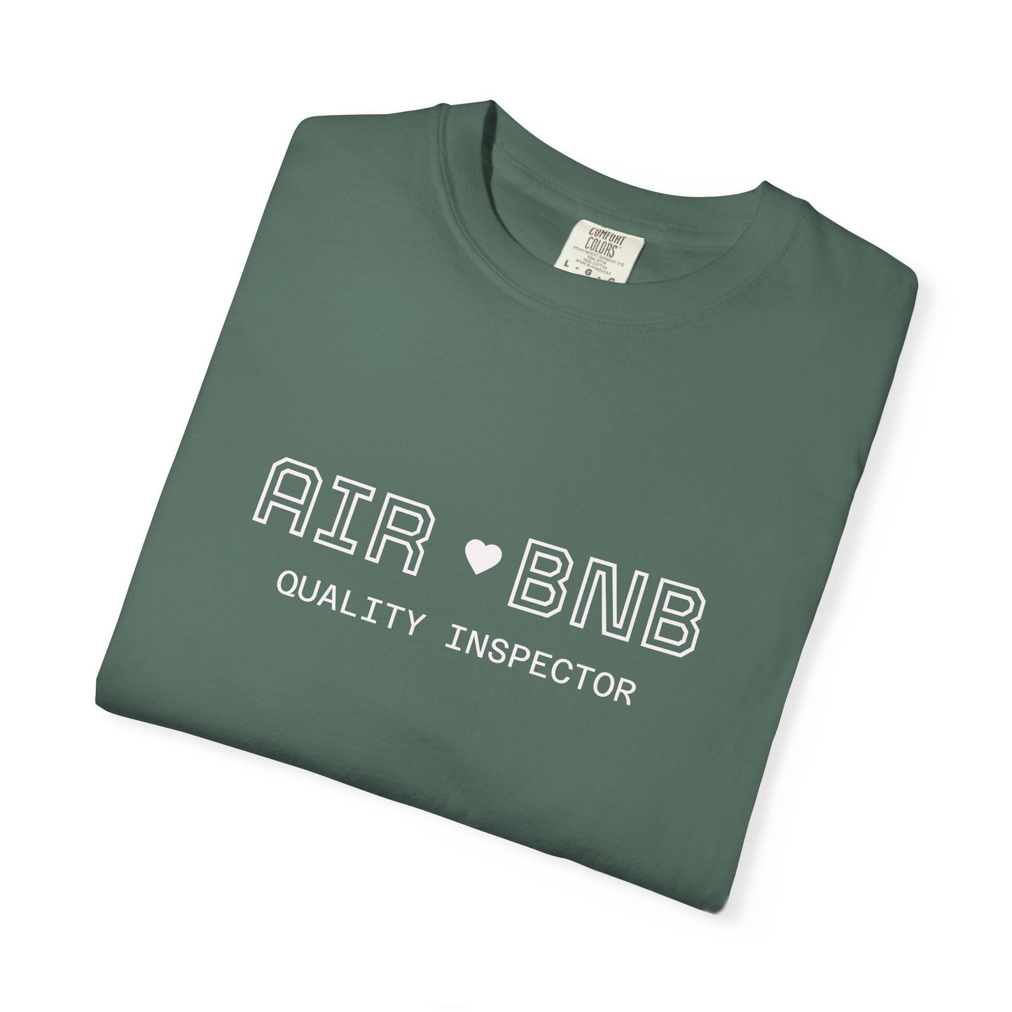 Air BNB Quality Inspector T-Shirt — Vintage Crewneck Tee for Hosts & Travelers