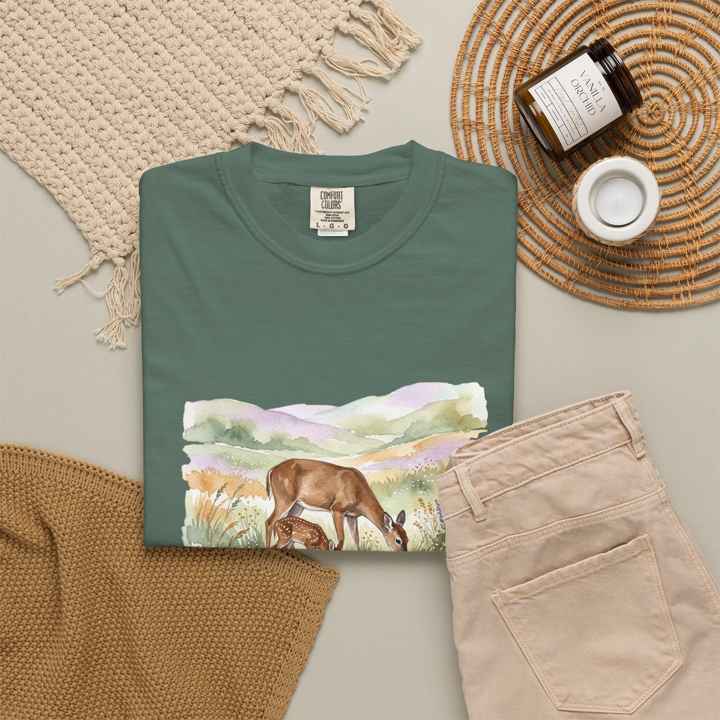Deer Meadow Vintage-Style T-Shirt