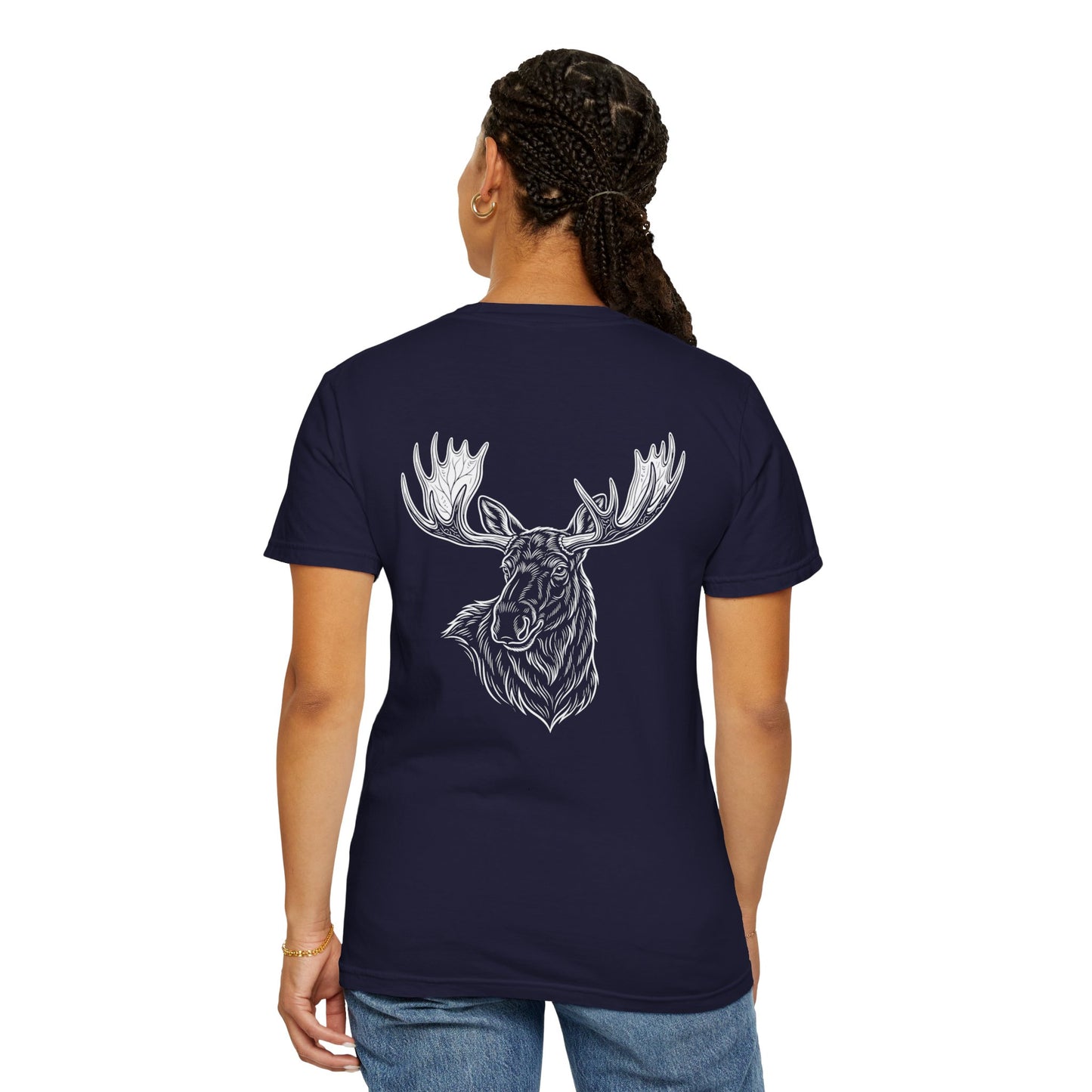 Moosejaw Ridge Graphic T-Shirt — Vintage Moose Head Tee