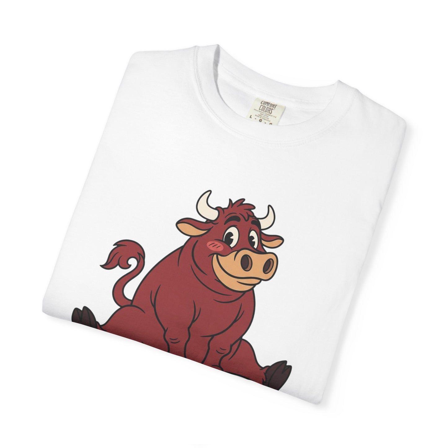 Sitting Bull Cartoon T-Shirt — Cute Sitting Bull Graphic Tee