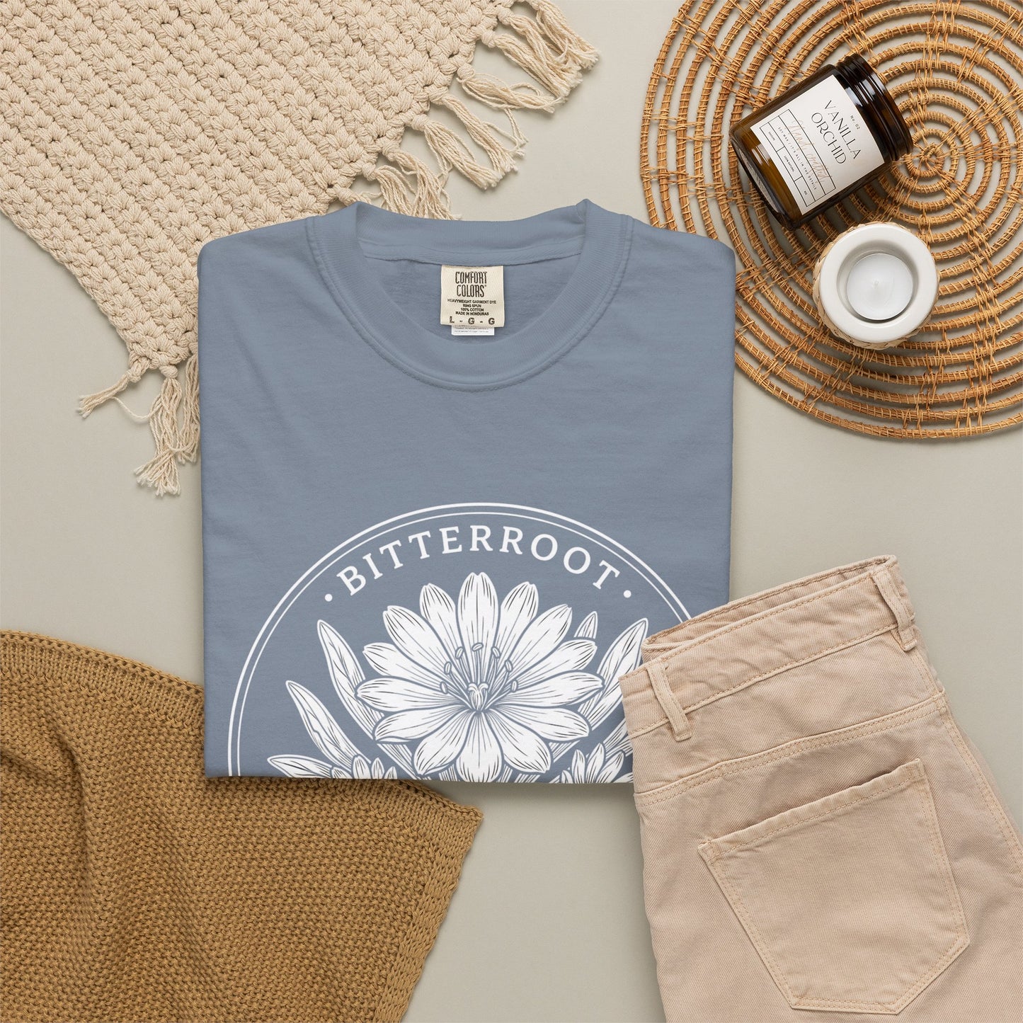 Bitterroot Montana State Flower T-Shirt — Vintage Botanical Tee