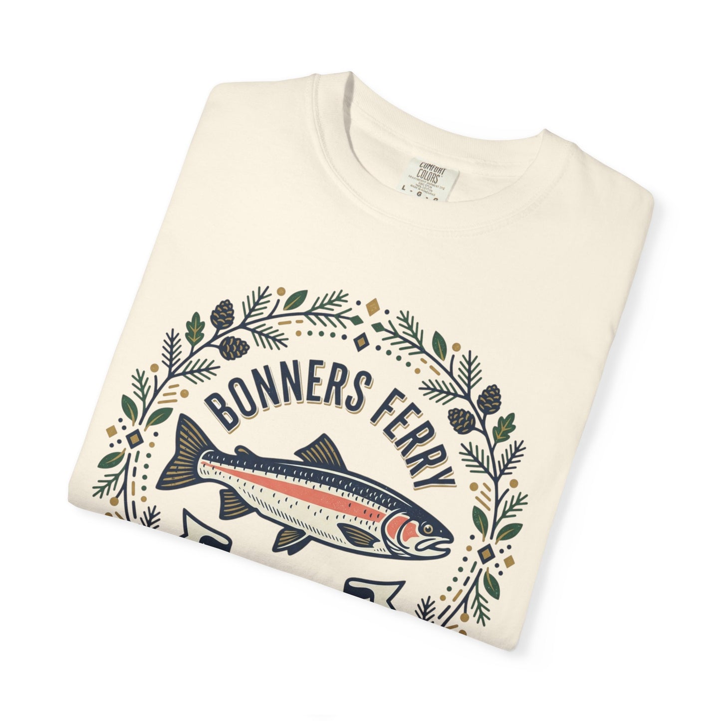 Idaho Bonners Ferry Trout T-Shirt — Vintage Fishing Graphic