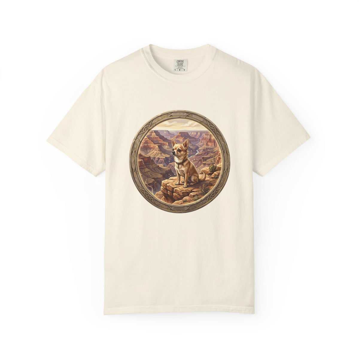 Desert Corgi Scenic T-Shirt — Corgi at the Canyon Graphic Tee