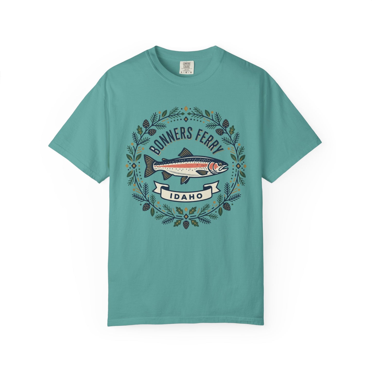 Idaho Bonners Ferry Trout T-Shirt — Vintage Fishing Graphic