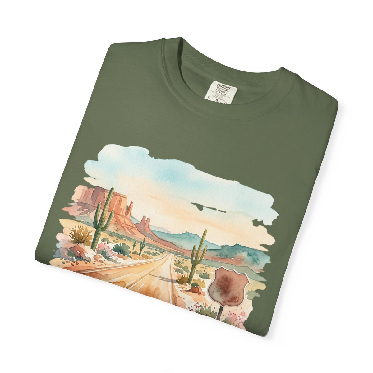 Scenic Highways Please! T-Shirt — Floral Travel Roadtrip Tee or