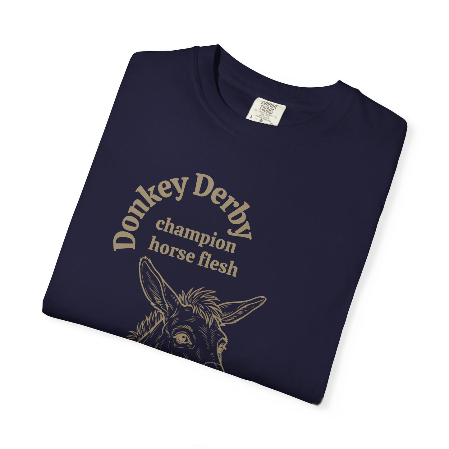 Donkey Derby Hee-Haw Graphic T-Shirt — Vintage Farm Animal Tee