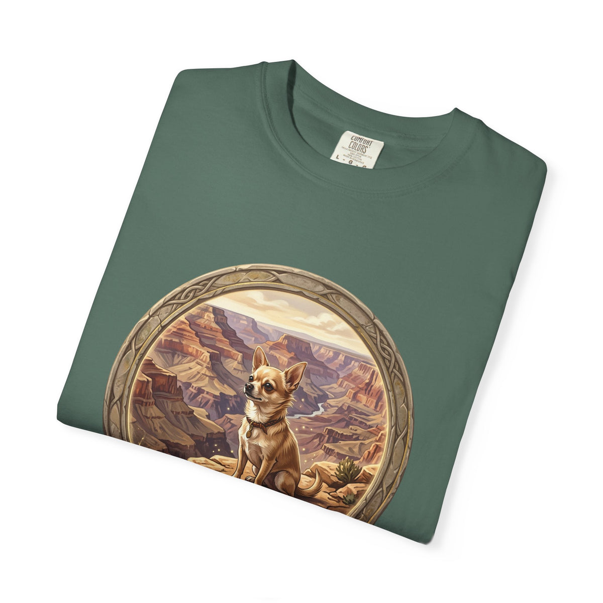 Desert Corgi Scenic T-Shirt — Corgi at the Canyon Graphic Tee