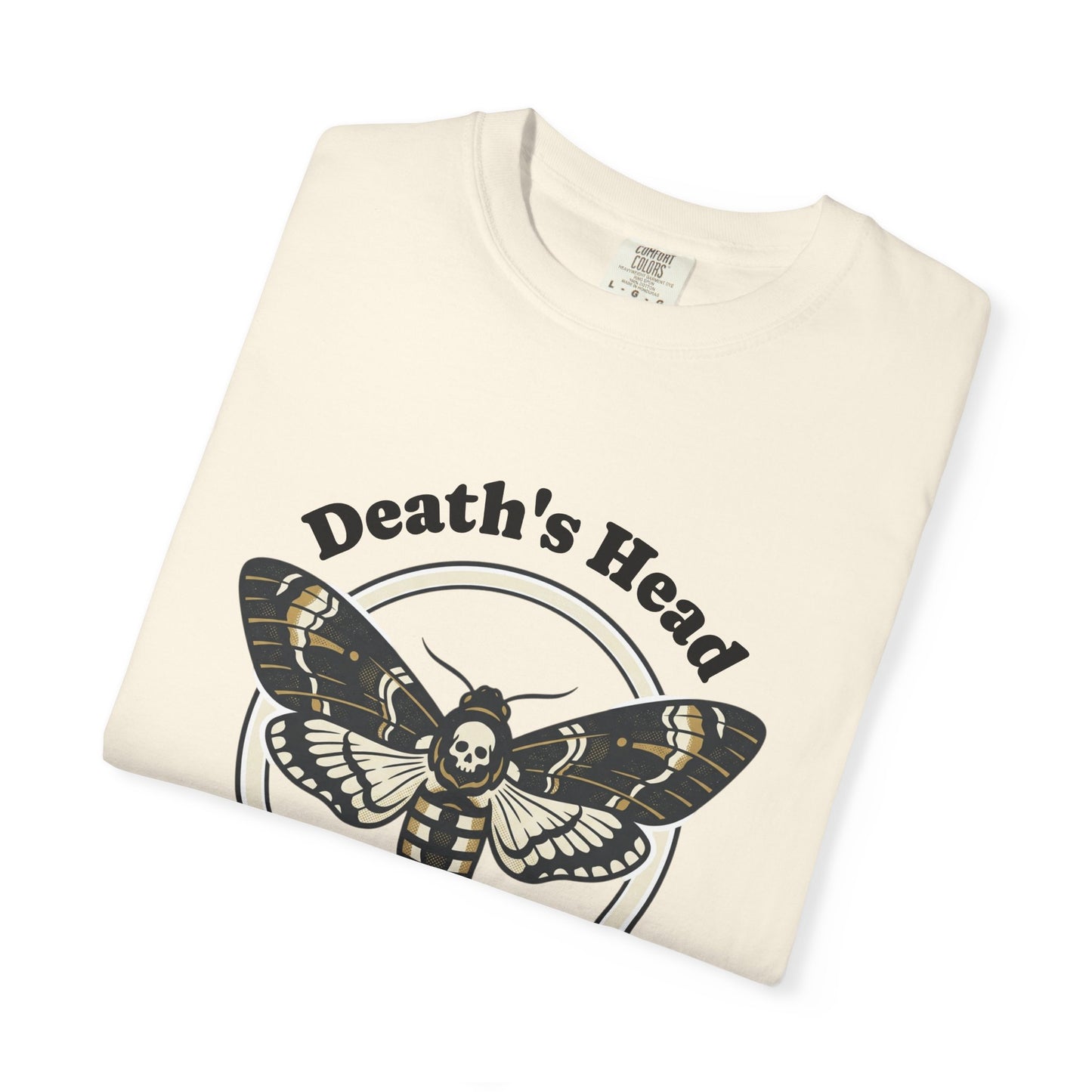 Death's Head Hawkmoth T-Shirt — Vintage Gothic Moth Graphic Tee