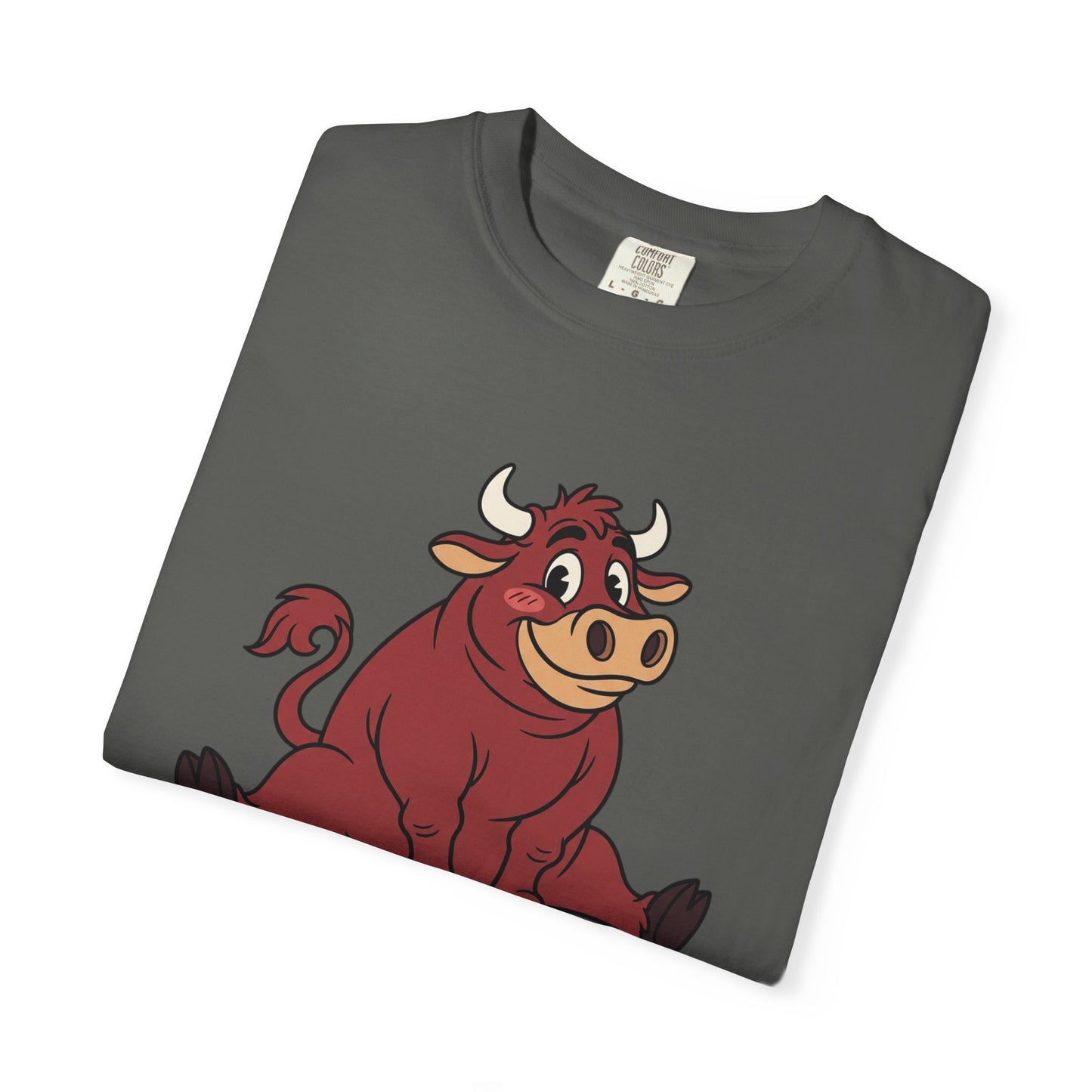Sitting Bull Cartoon T-Shirt — Cute Sitting Bull Graphic Tee