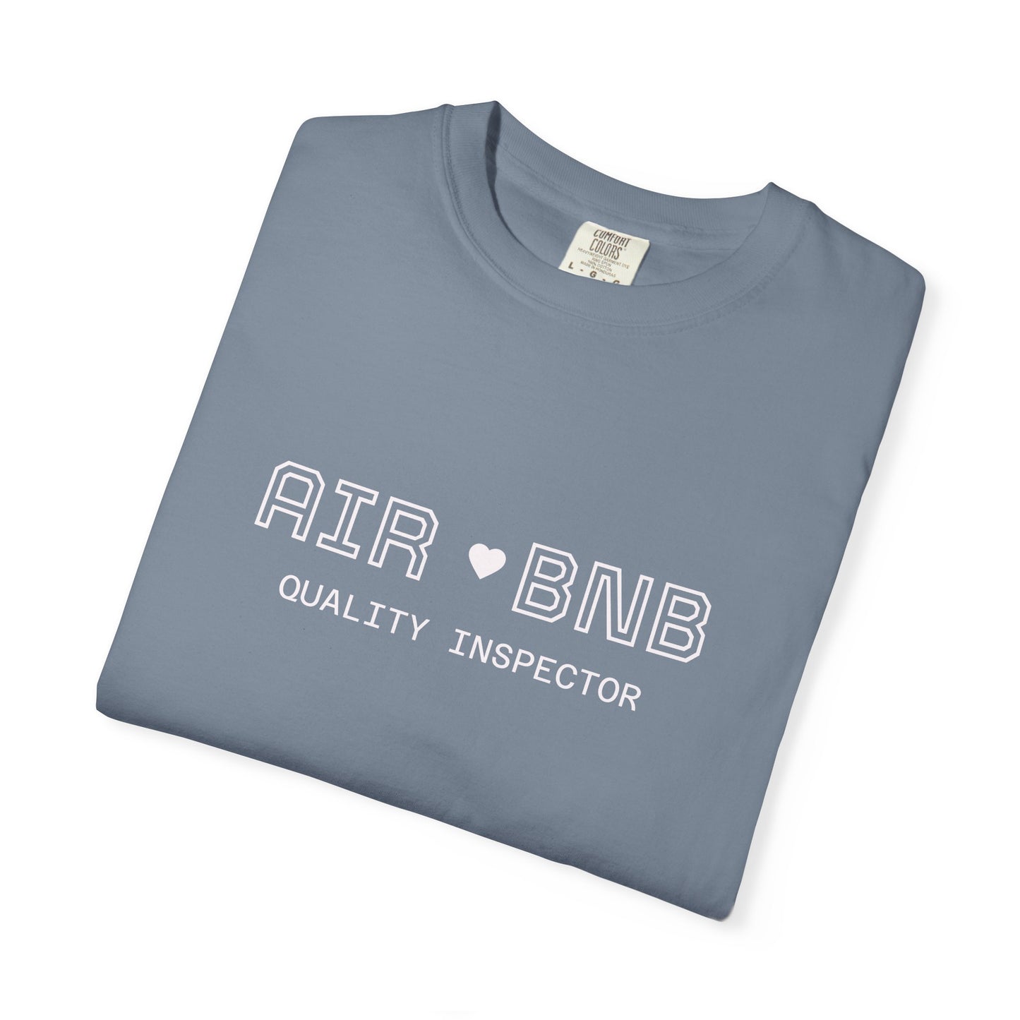 Air BNB Quality Inspector T-Shirt — Vintage Crewneck Tee for Hosts & Travelers