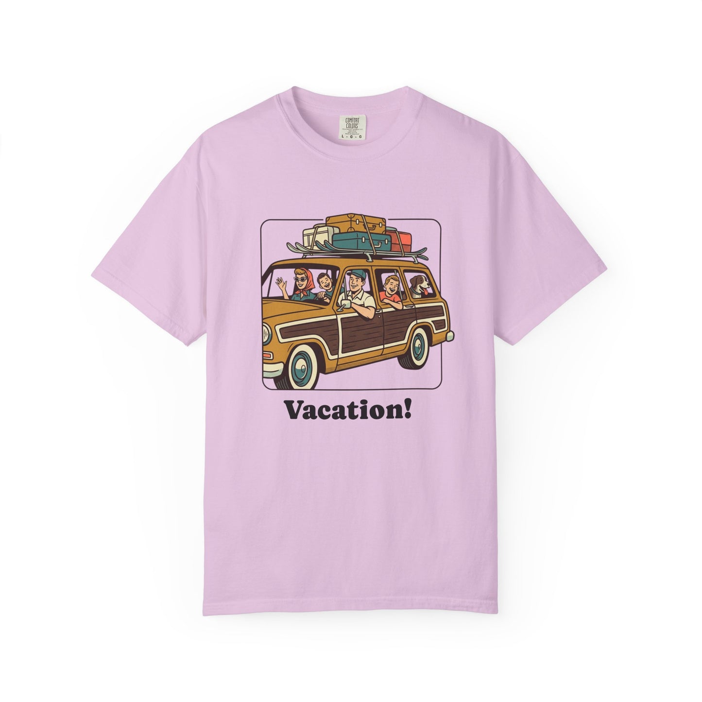 Vacation! Vintage Woodie Road Trip T-Shirt
