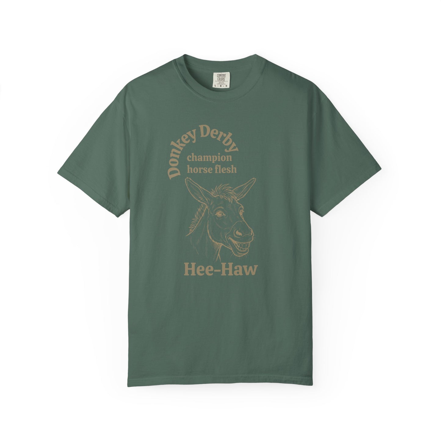 Donkey Derby Hee-Haw Graphic T-Shirt — Vintage Farm Animal Tee