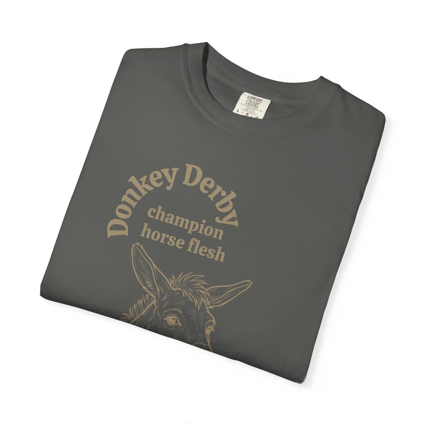 Donkey Derby Hee-Haw Graphic T-Shirt — Vintage Farm Animal Tee