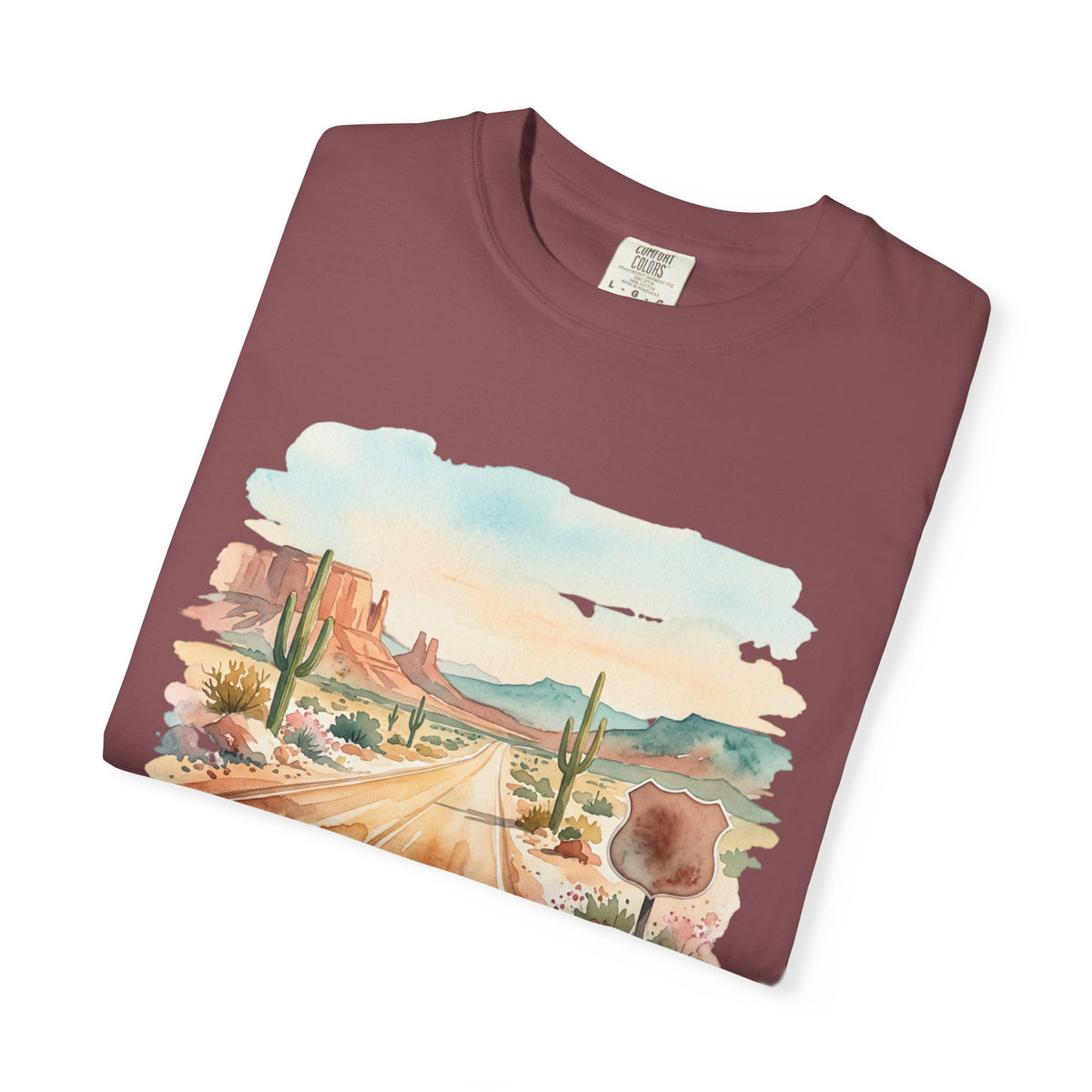 Scenic Highways Please! T-Shirt — Floral Travel Roadtrip Tee or