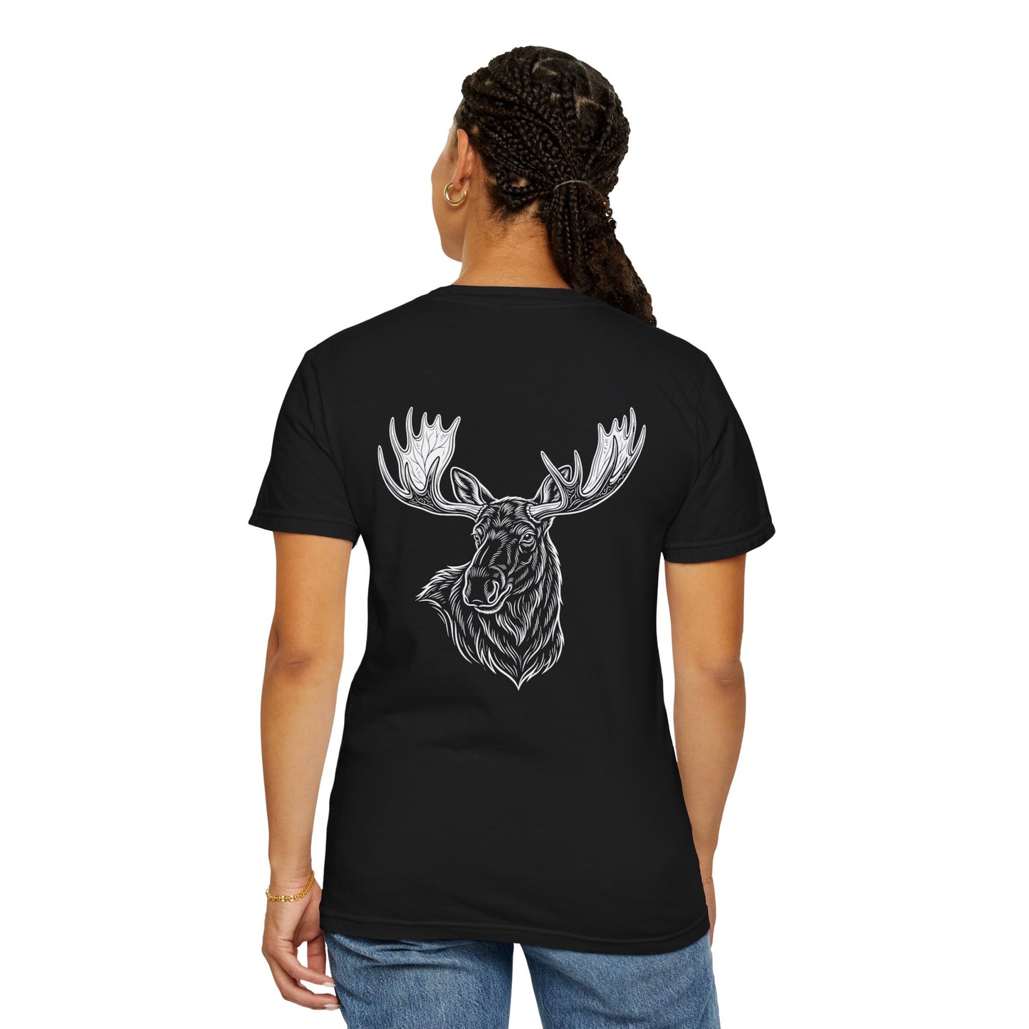 Moosejaw Ridge Graphic T-Shirt — Vintage Moose Head Tee