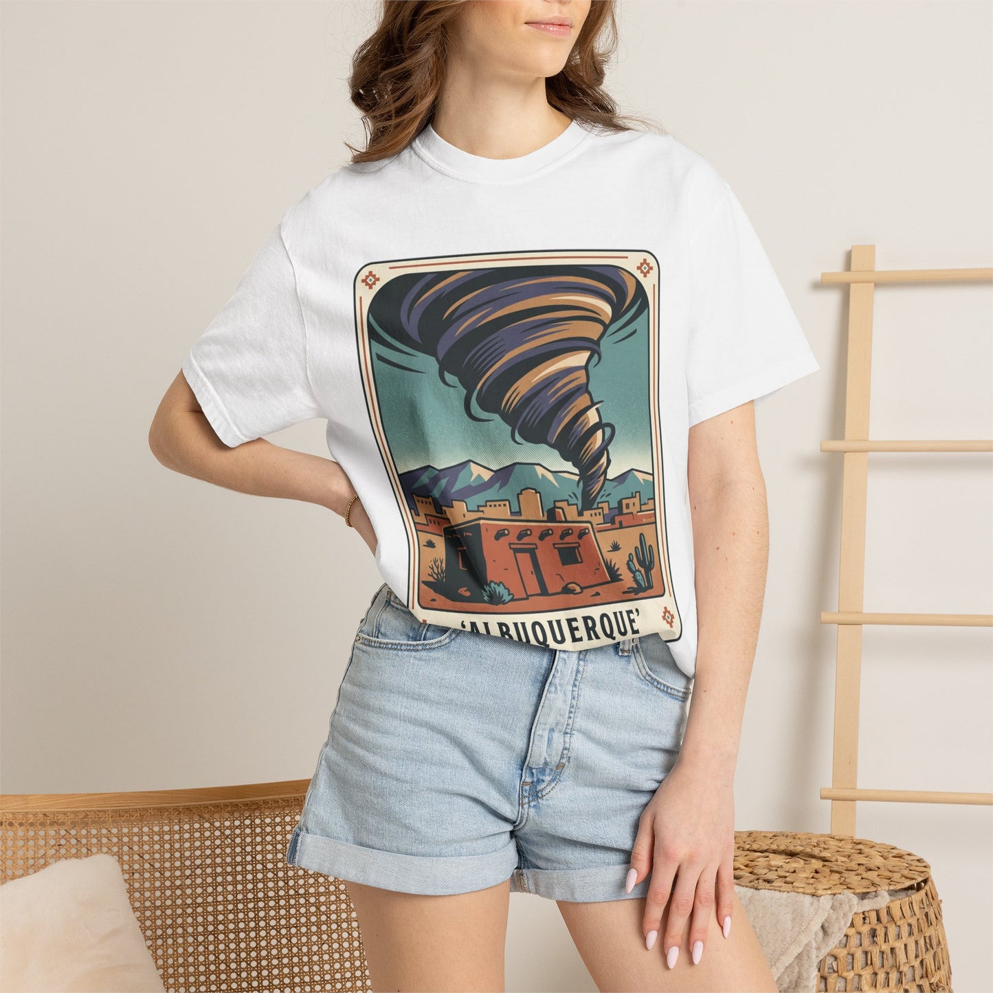 Albuquerque Vintage Tornado Graphic T-Shirt