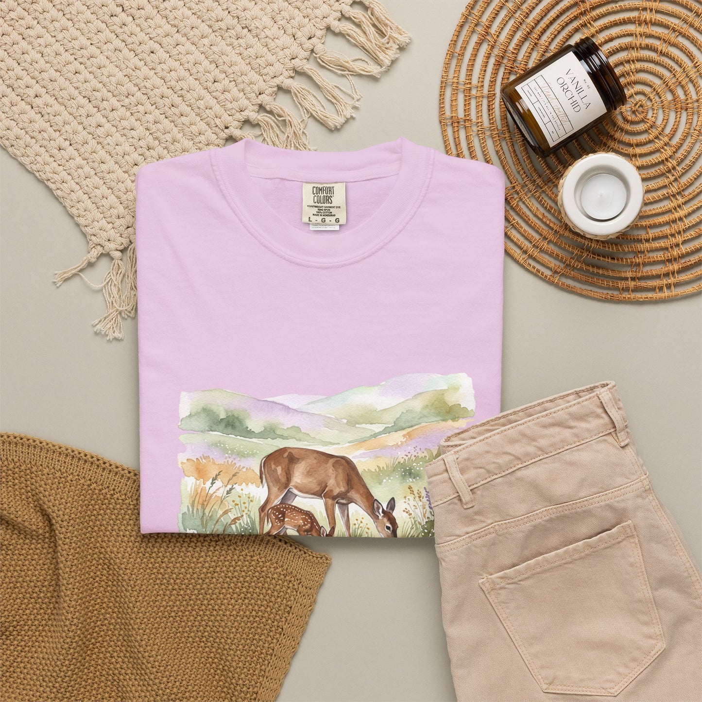 Deer Meadow Vintage-Style T-Shirt