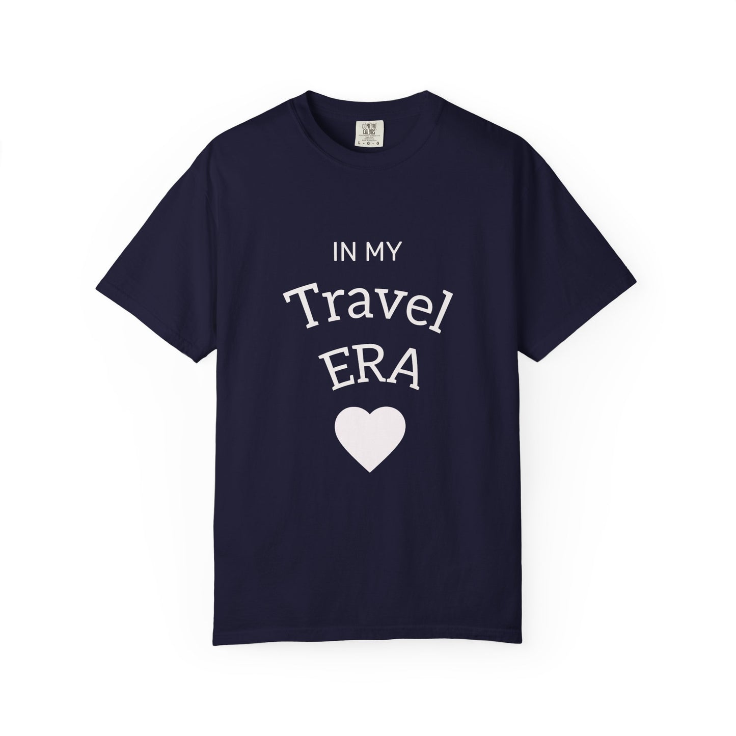 Travel Era T-Shirt — "In My Travel Era" Vintage Heart Tee for Travelers
