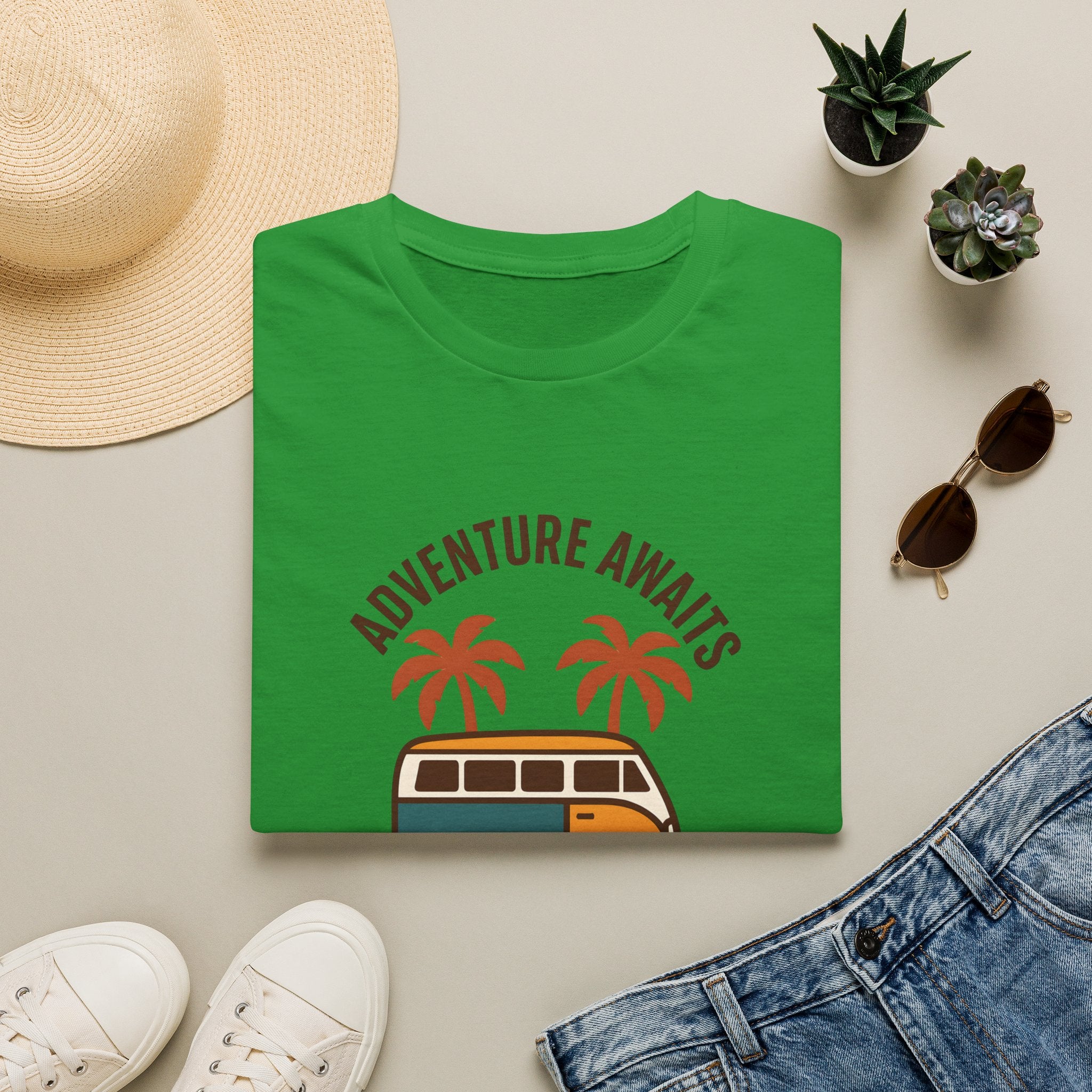 Adventure Awaits Van T-Shirt