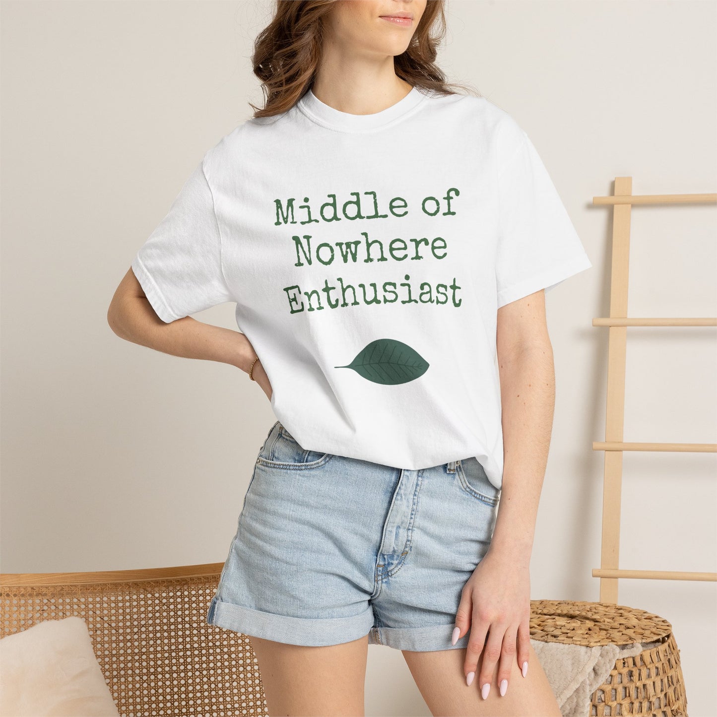 Middle of Nowhere Enthusiast T-Shirt — Nature Lover Graphic Tee