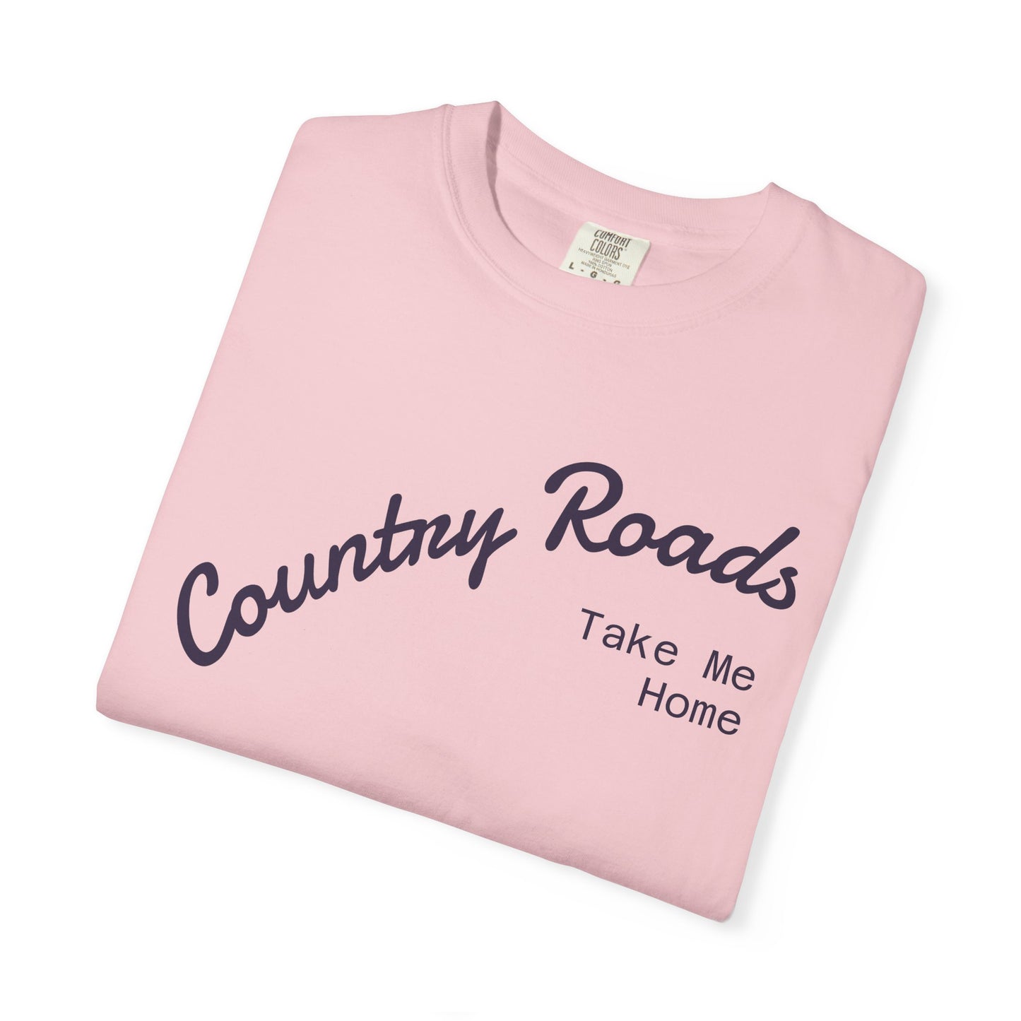 Country Roads T‑Shirt – "Country Roads Take Me Home" Vintage Graphic Tee