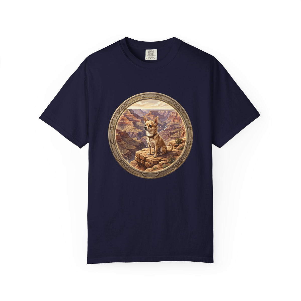 Desert Corgi Scenic T-Shirt — Corgi at the Canyon Graphic Tee