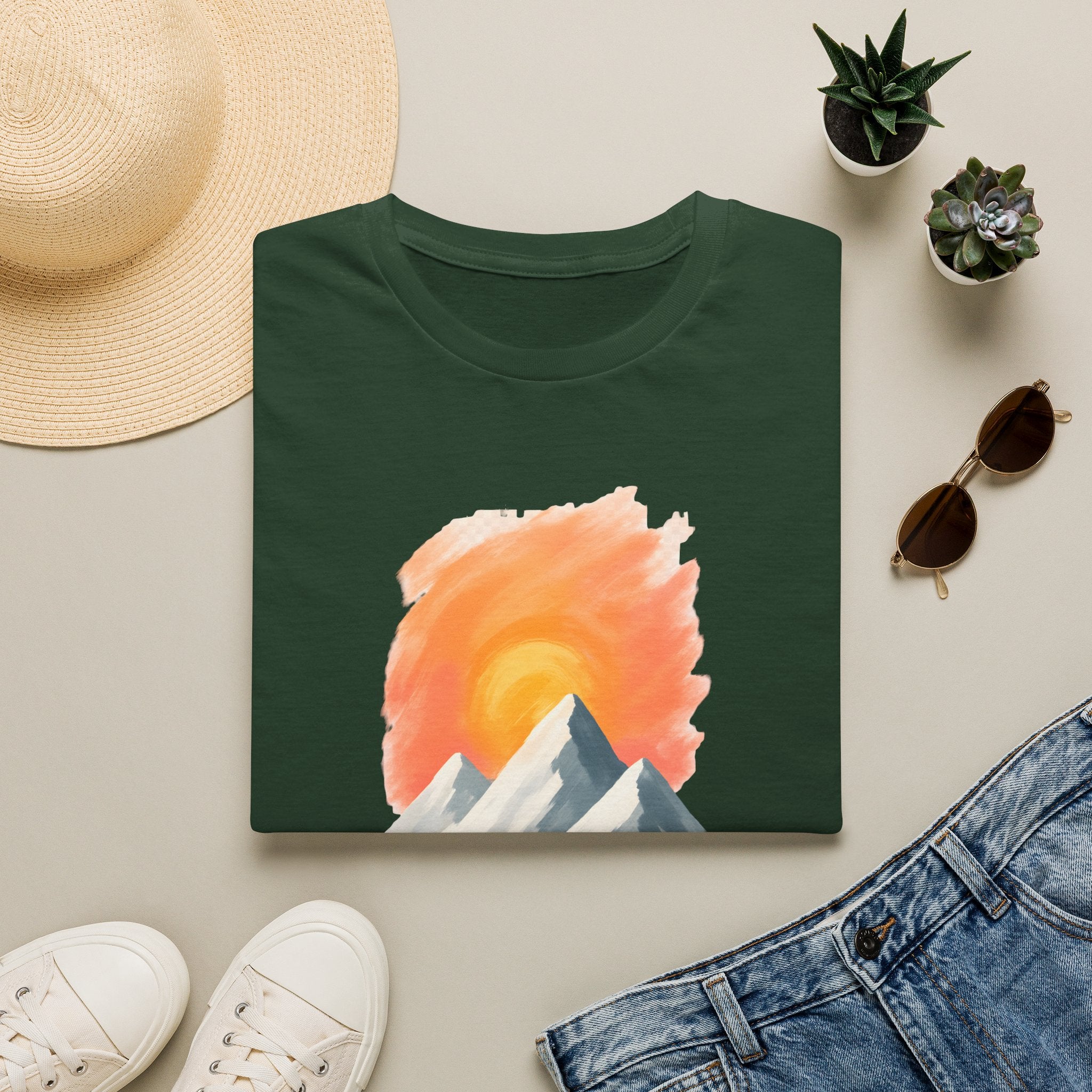 Sunrise Over Peaks T-Shirt
