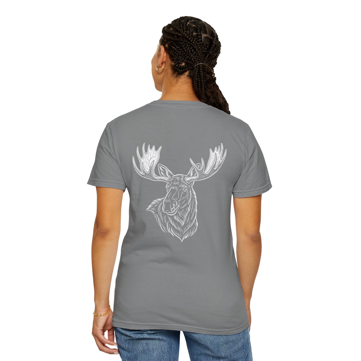 Moosejaw Ridge Graphic T-Shirt — Vintage Moose Head Tee