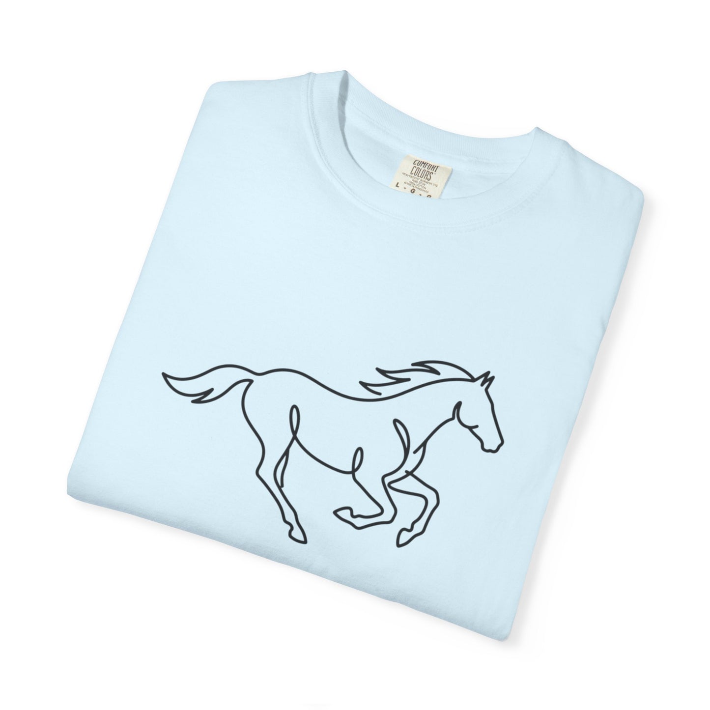 Running Horse Outline T-Shirt