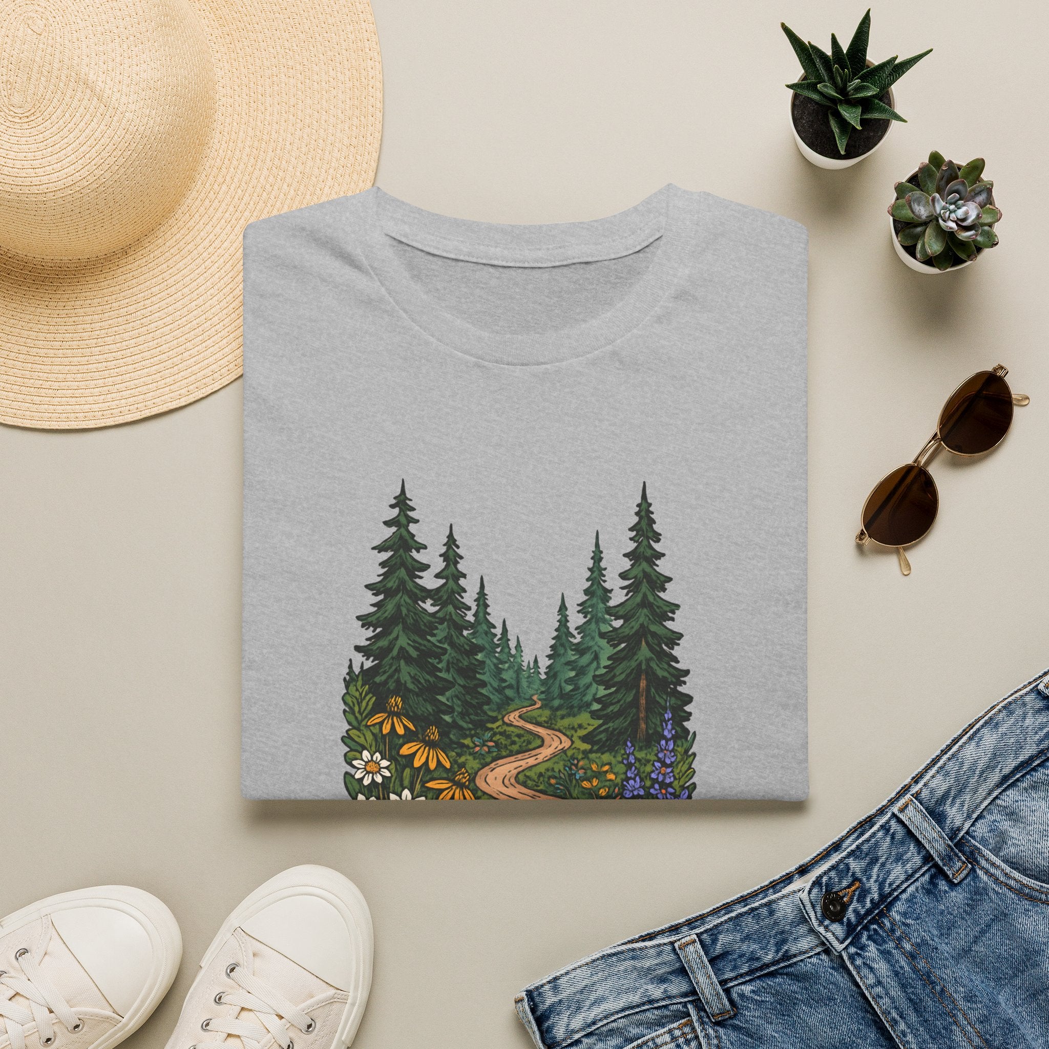 Winding Forest Path T-Shirt