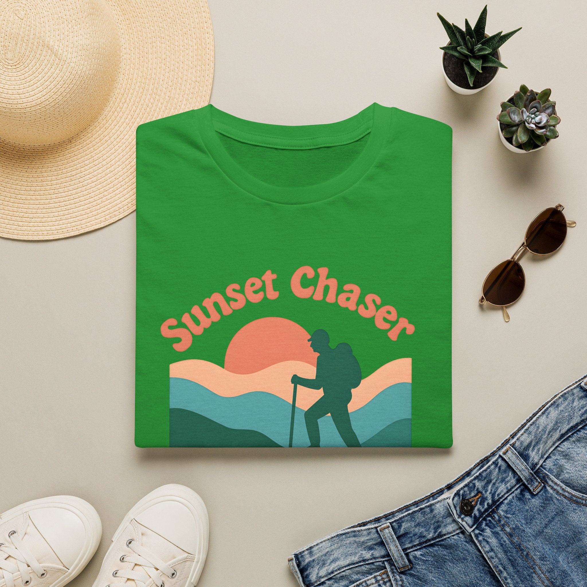 Hiker on Sunset Trail T-Shirt