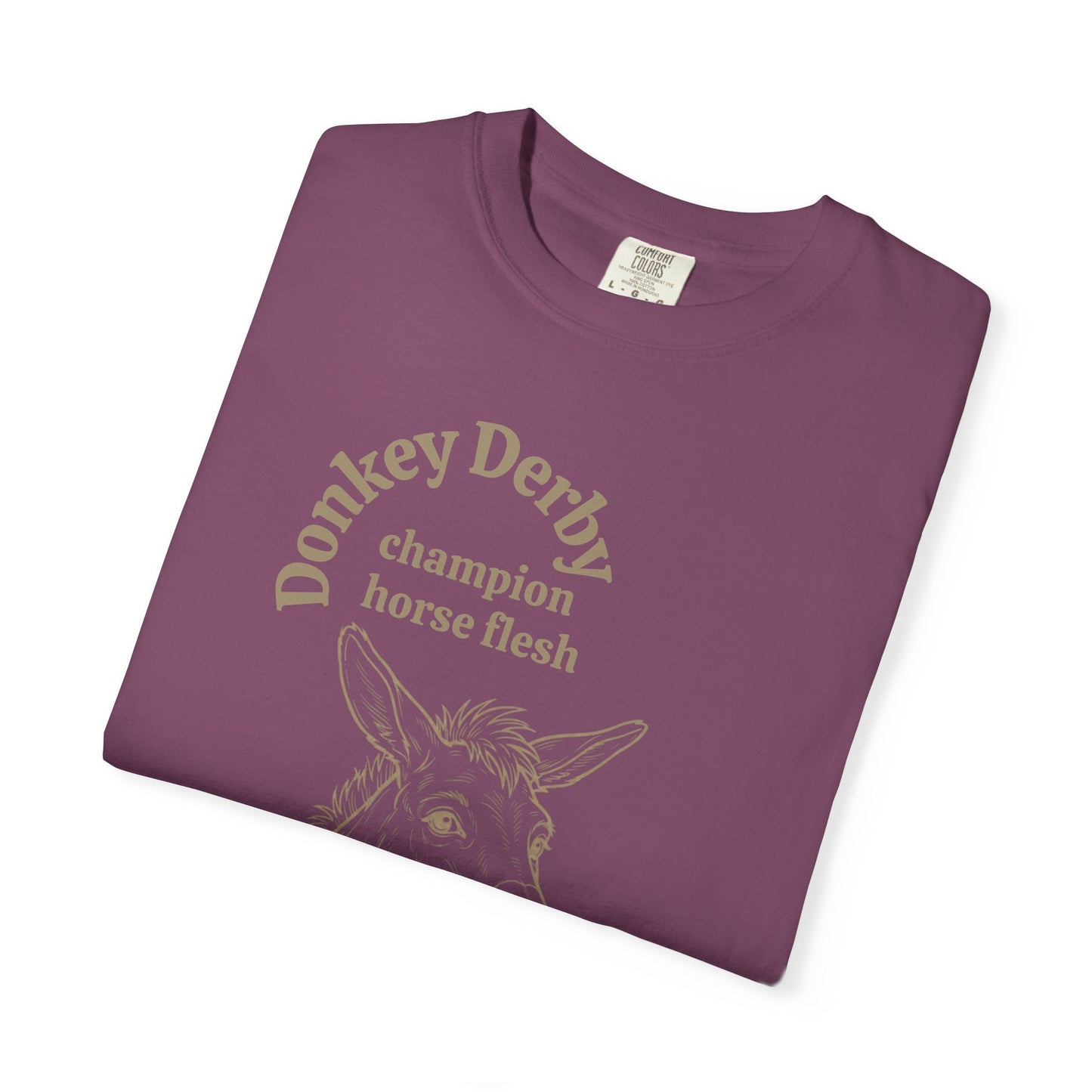 Donkey Derby Hee-Haw Graphic T-Shirt — Vintage Farm Animal Tee