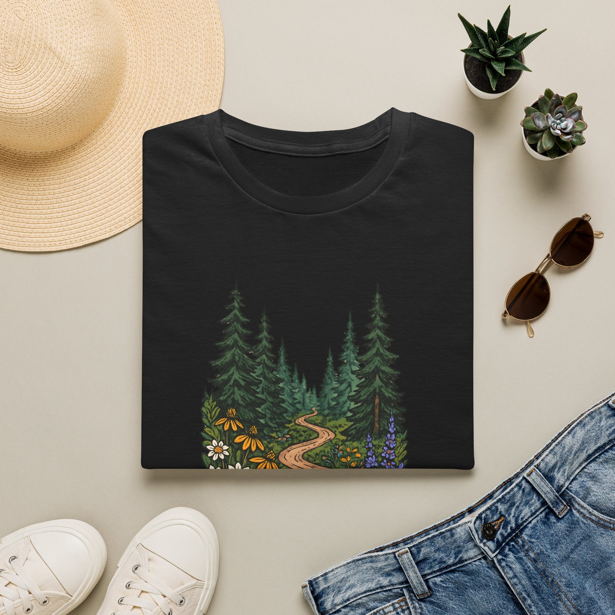 Winding Forest Path T-Shirt