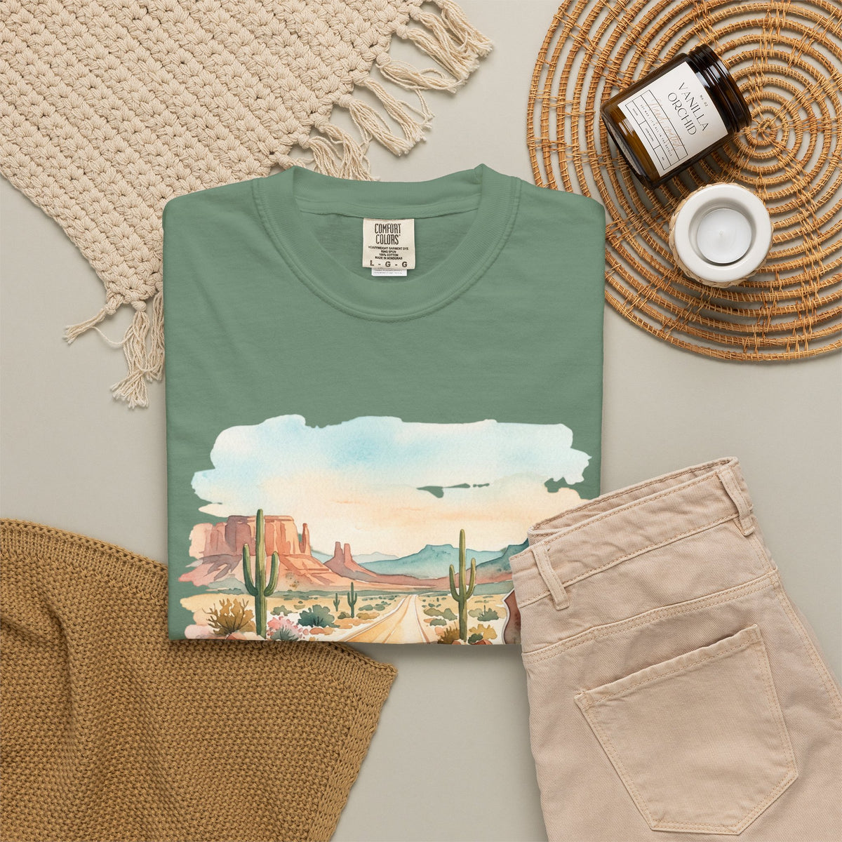 Scenic Highways Please! T-Shirt — Floral Travel Roadtrip Tee or