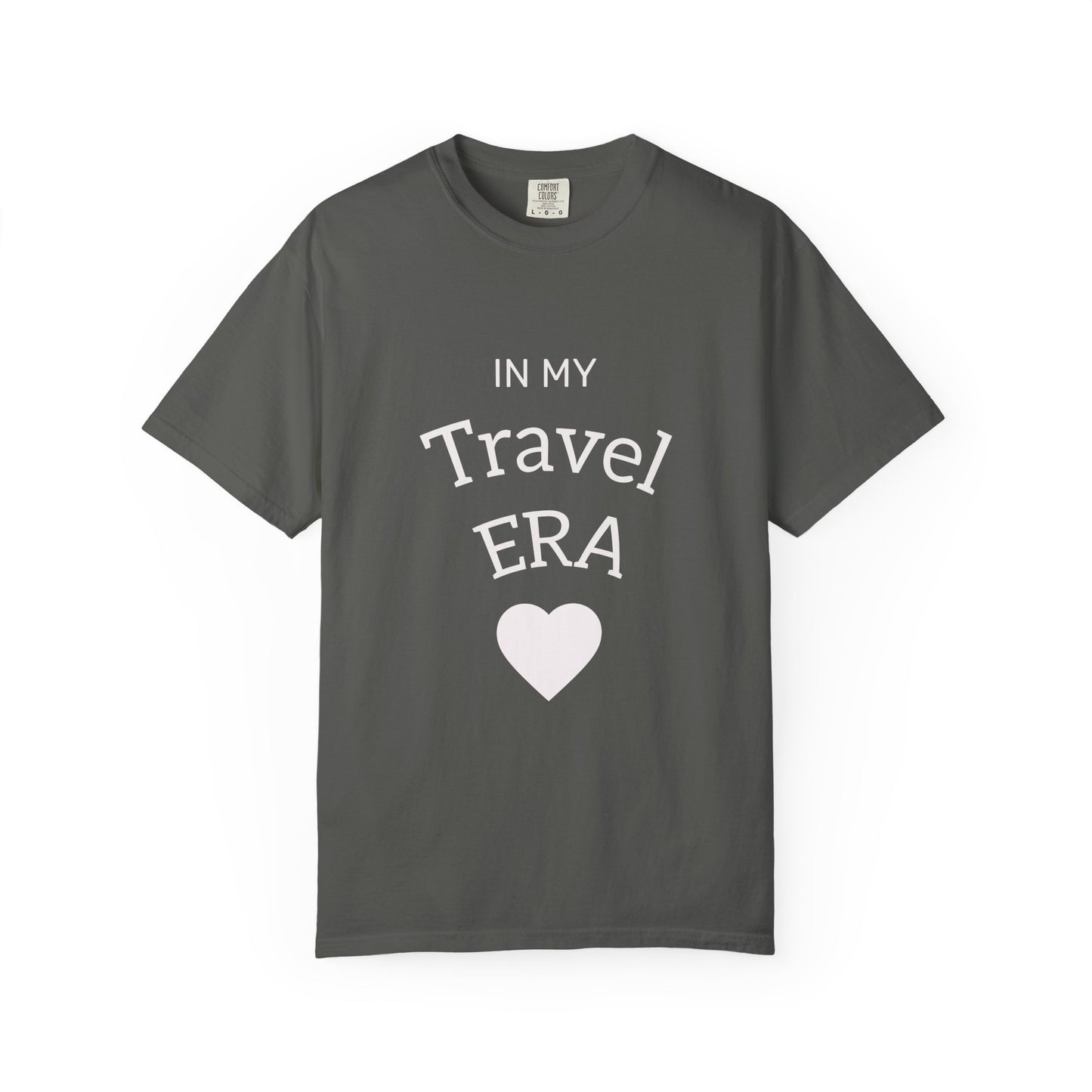 Travel Era T-Shirt — "In My Travel Era" Vintage Heart Tee for Travelers