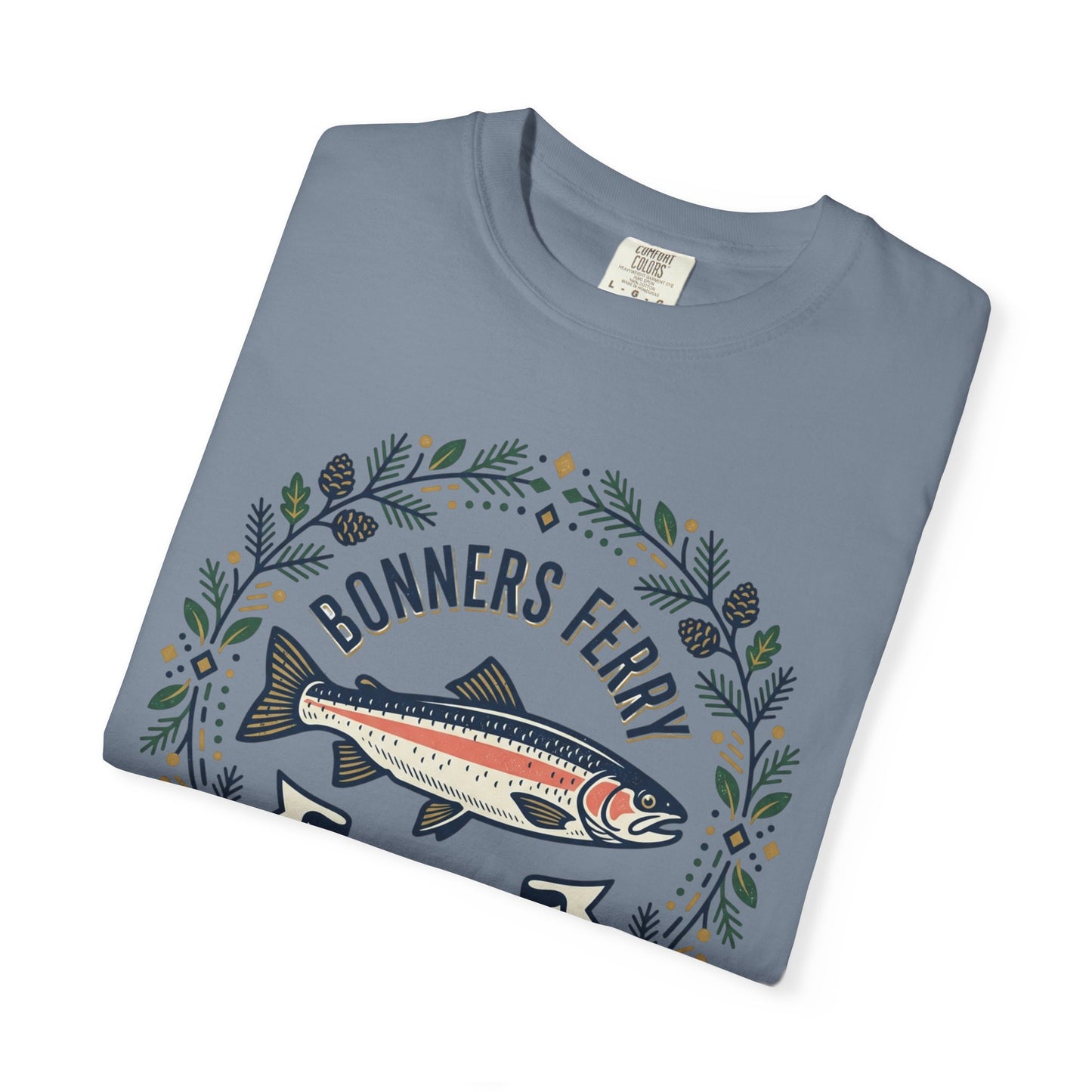 Idaho Bonners Ferry Trout T-Shirt — Vintage Fishing Graphic