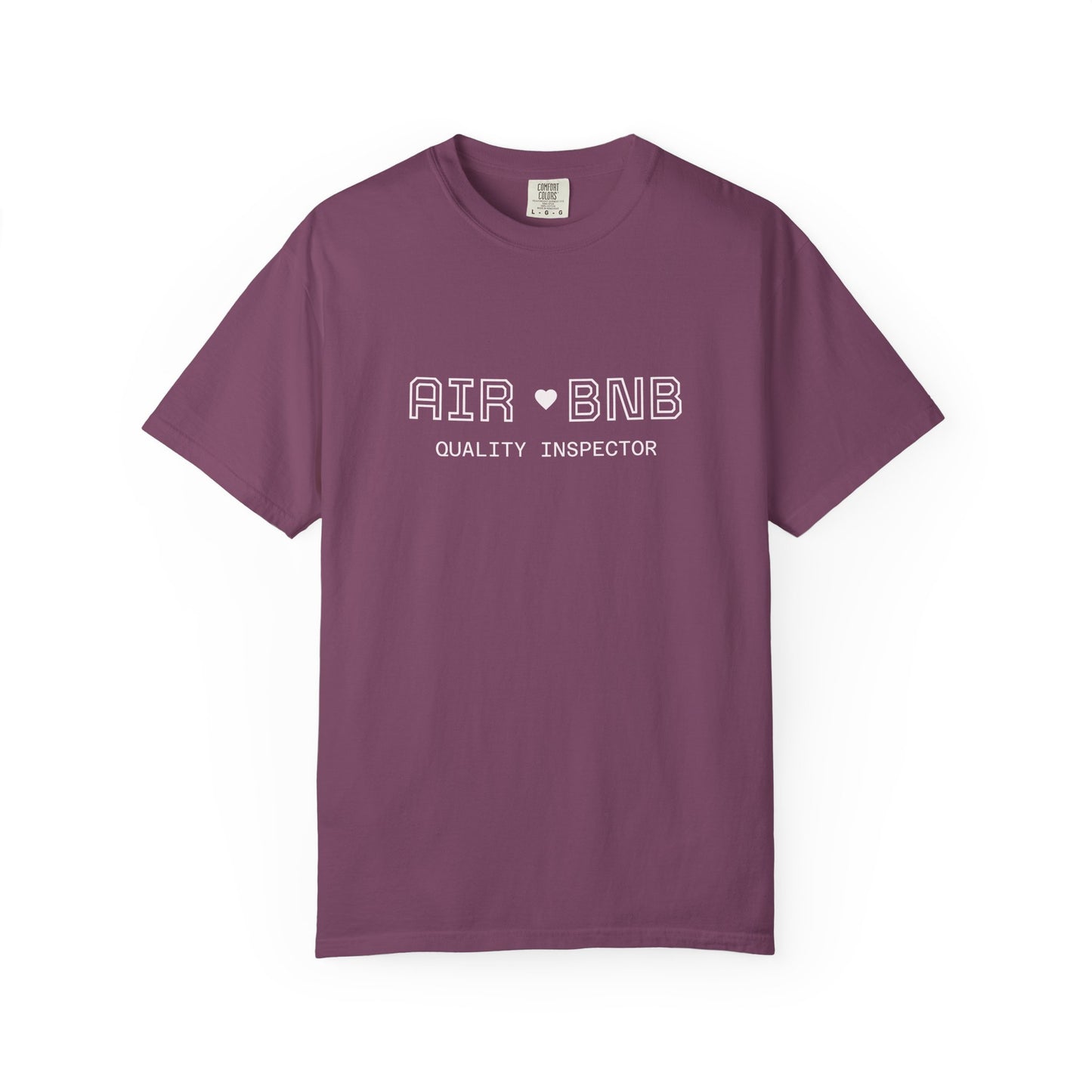 Air BNB Quality Inspector T-Shirt — Vintage Crewneck Tee for Hosts & Travelers