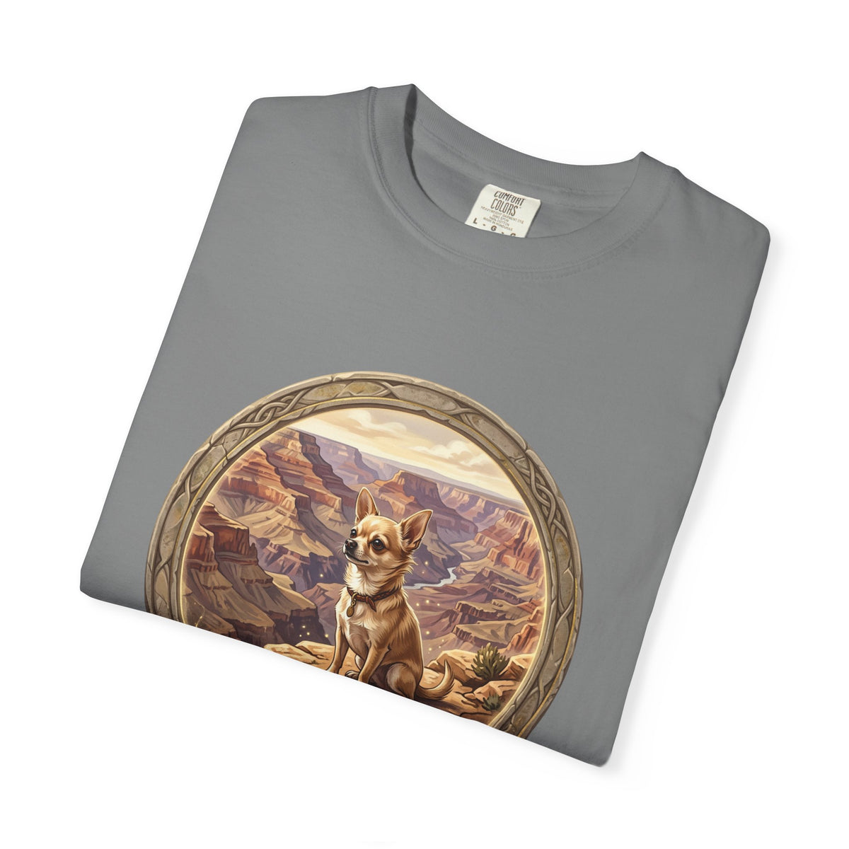 Desert Corgi Scenic T-Shirt — Corgi at the Canyon Graphic Tee
