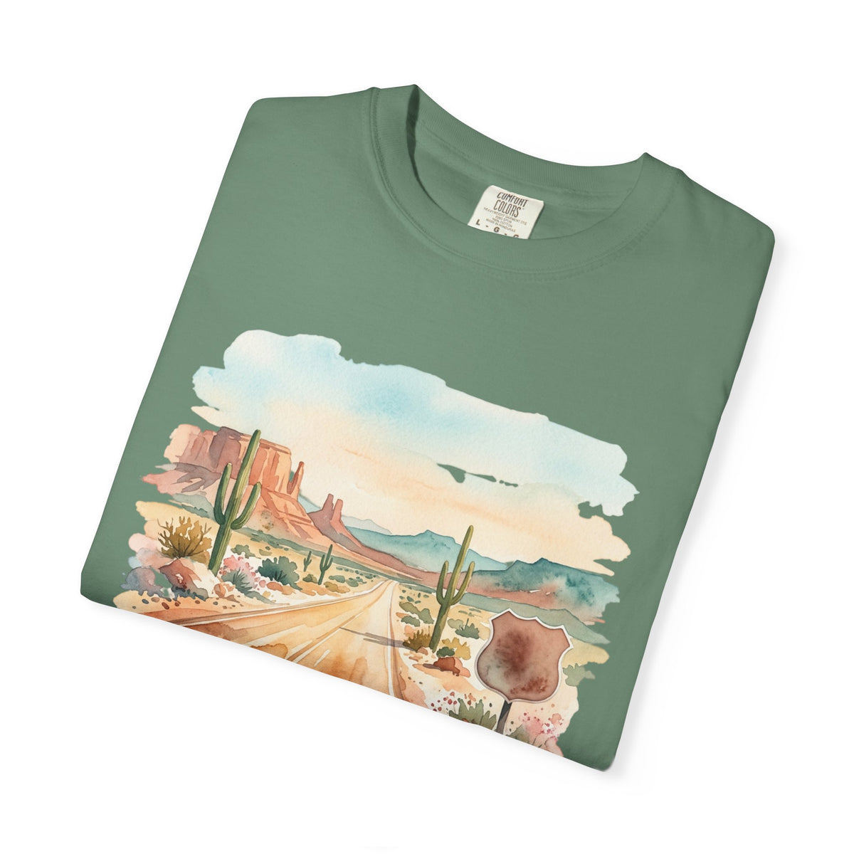 Scenic Highways Please! T-Shirt — Floral Travel Roadtrip Tee or
